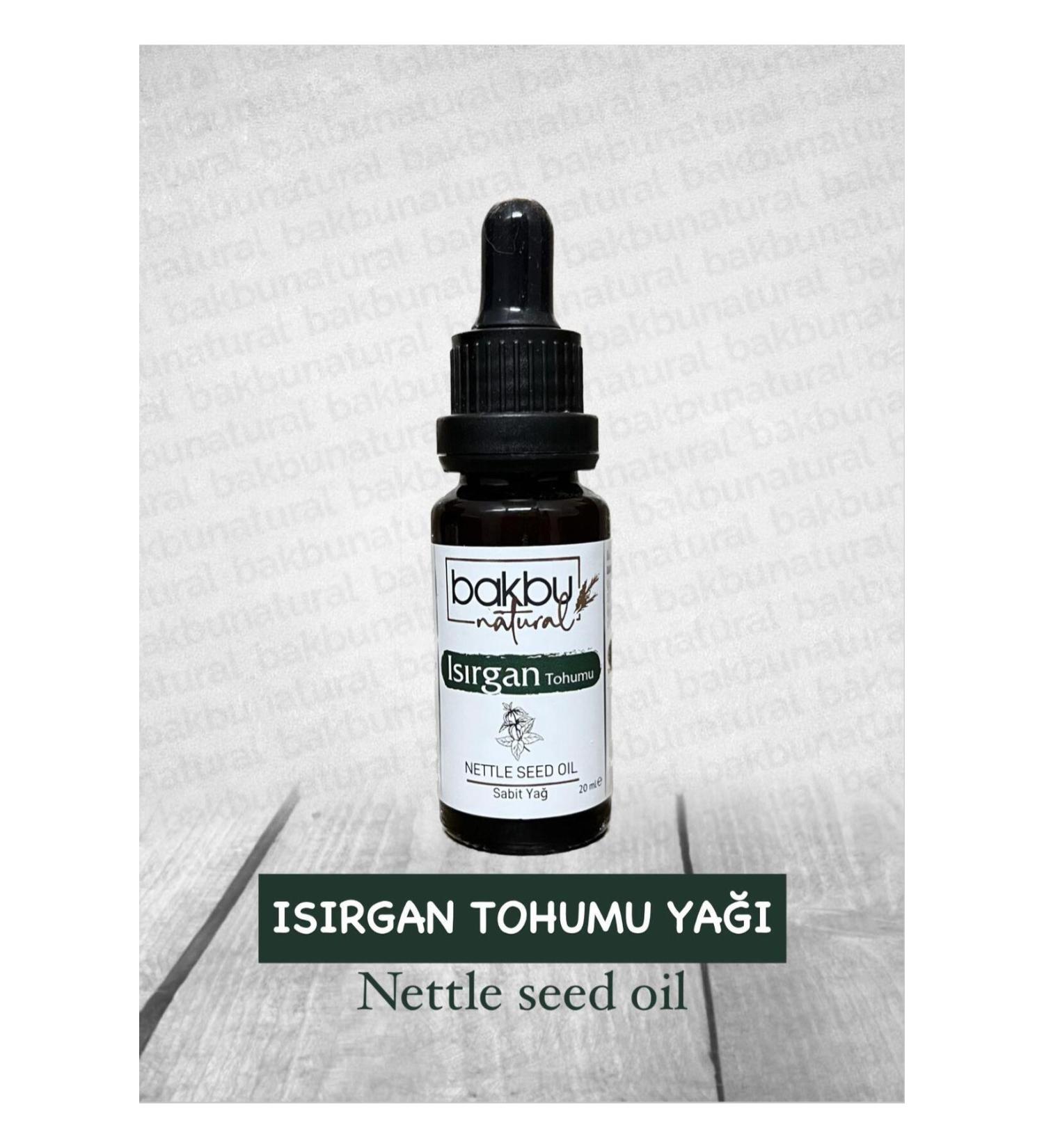 bakbunatural Nettle Seed Oil 20 ml.