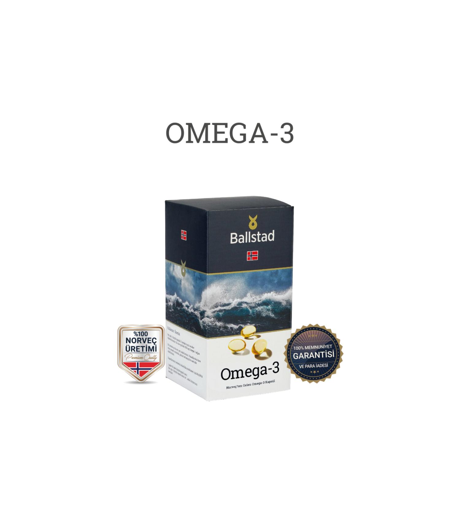 Ballstad Omega 3 - 1050 Mg Norwegian Fish Oil Capsules - Buy Online on GoSupps.com