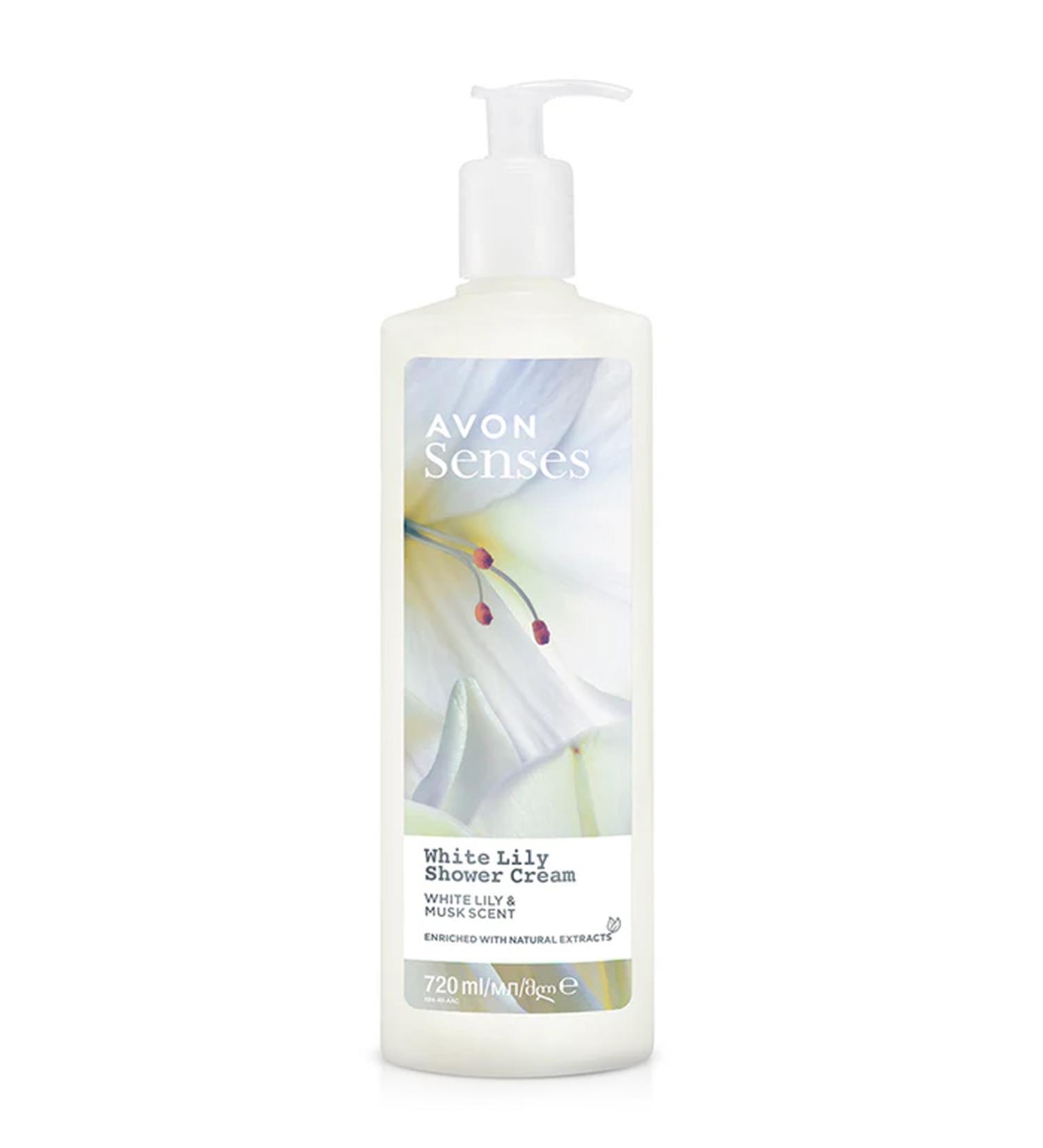 Avon Senses White Lily White Lily Scented Shower Gel 720 Ml. - Buy Online on GoSupps.com
