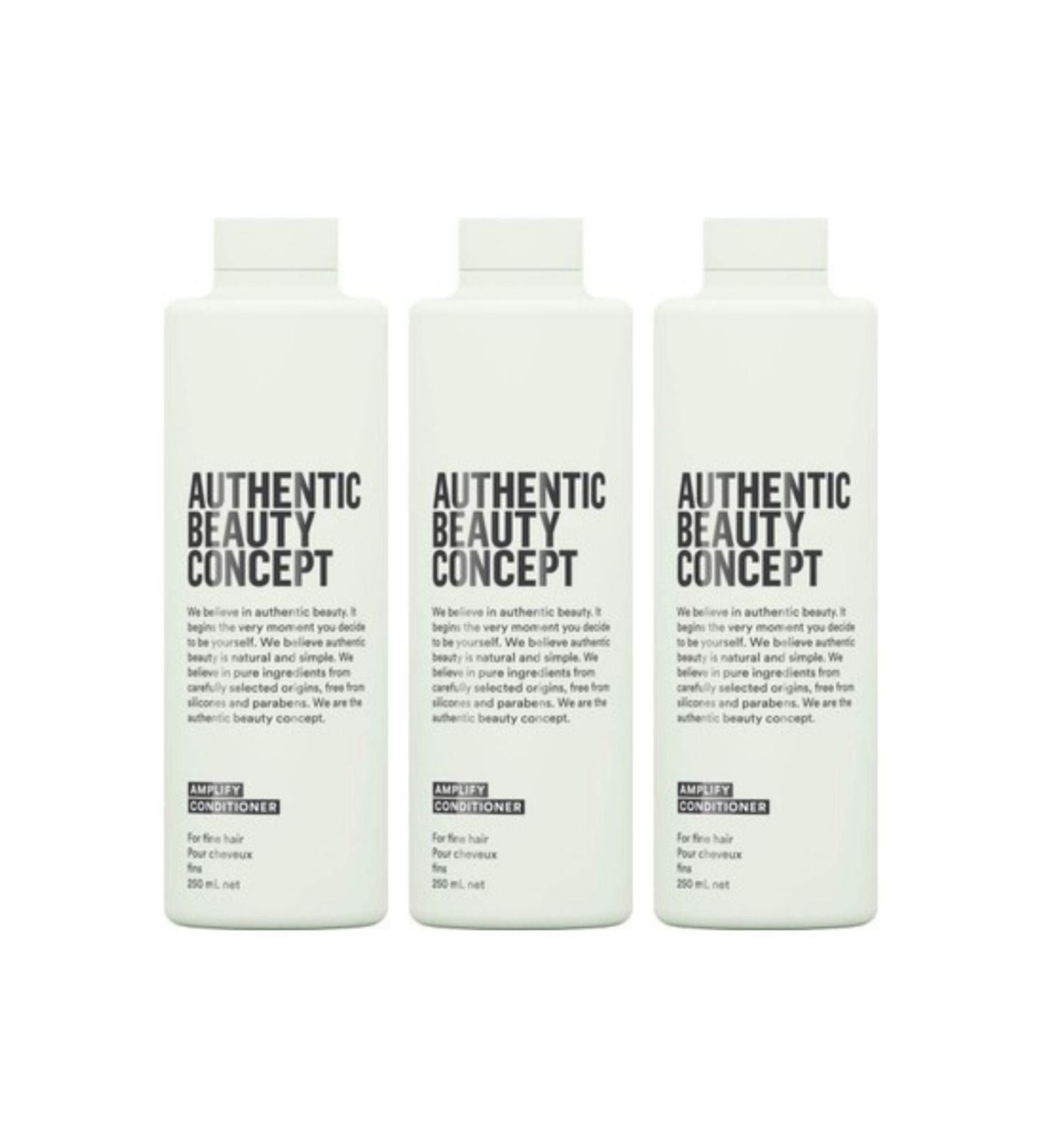 Authentic Beauty Concept Economical 3 Pieces Amplify Hair Conditioner 250 ML