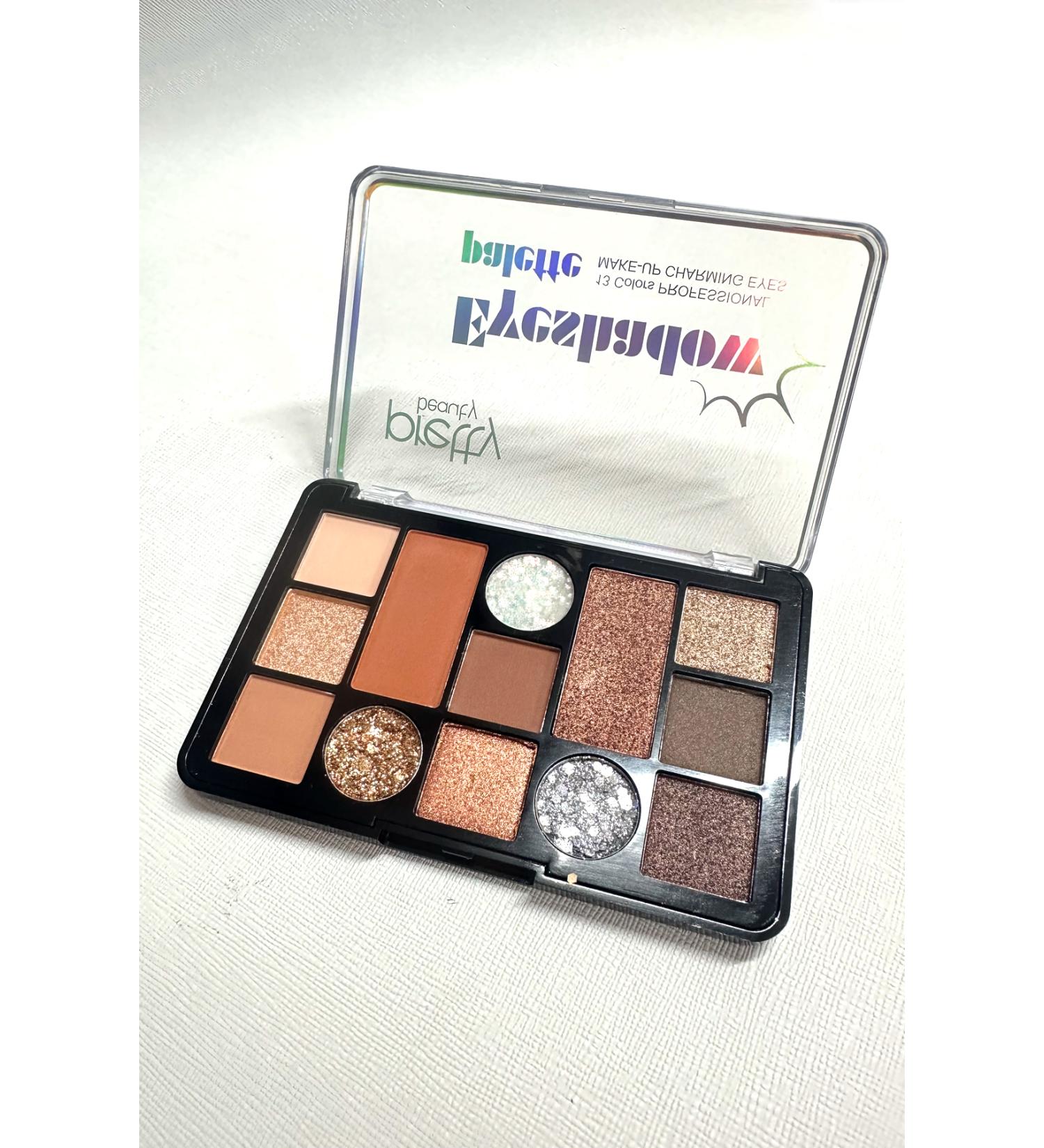 Perissy 13-Piece Eyeshadow Palette Matte Shiny and Glitter Eyeshadow Palette - Buy Online on GoSupps.com