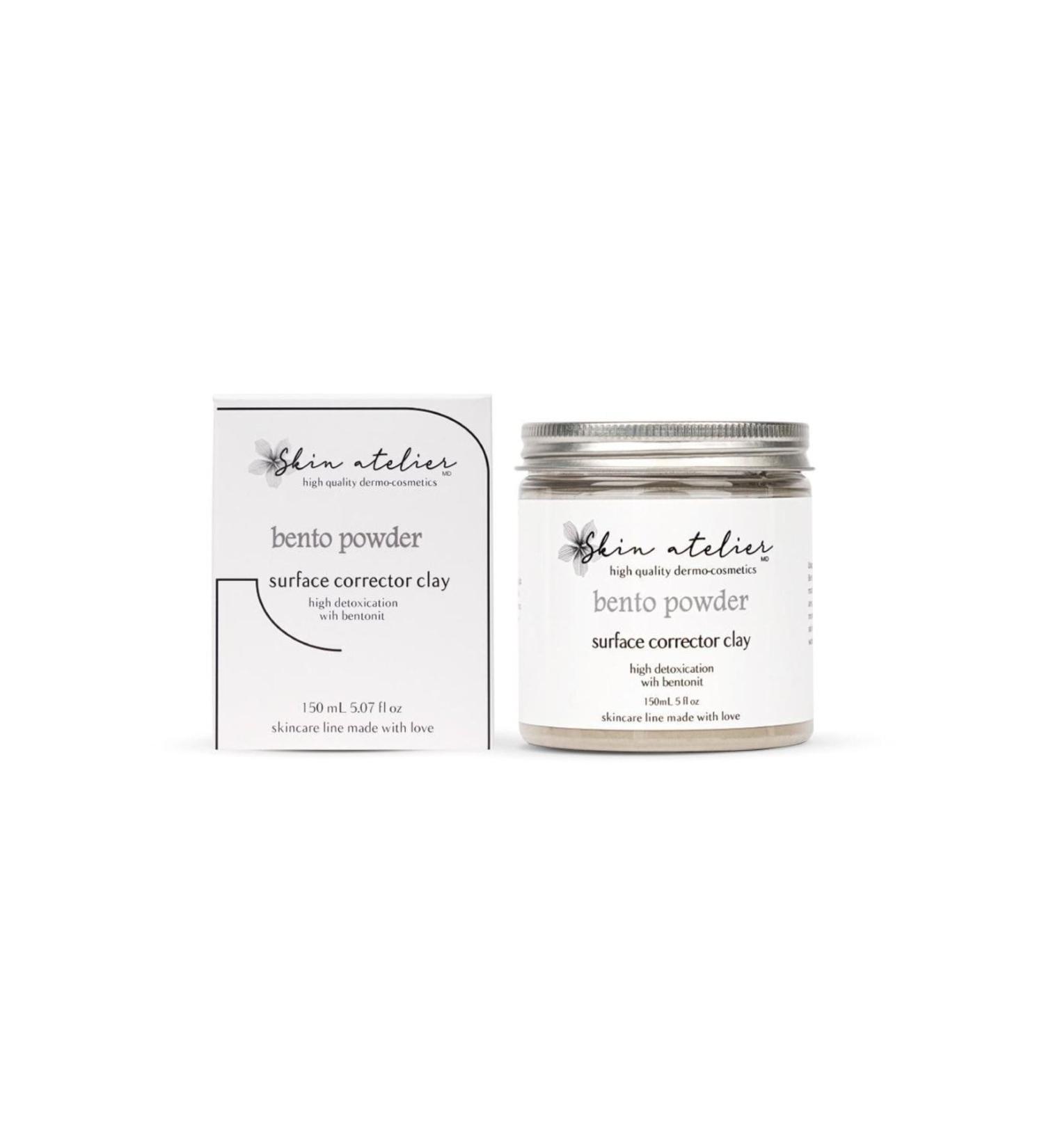 Skin Atelier Anti-Acne and Blackhead Pore Tightening Natural Bento Clay Mask 150 Ml - Buy Online on GoSupps.com