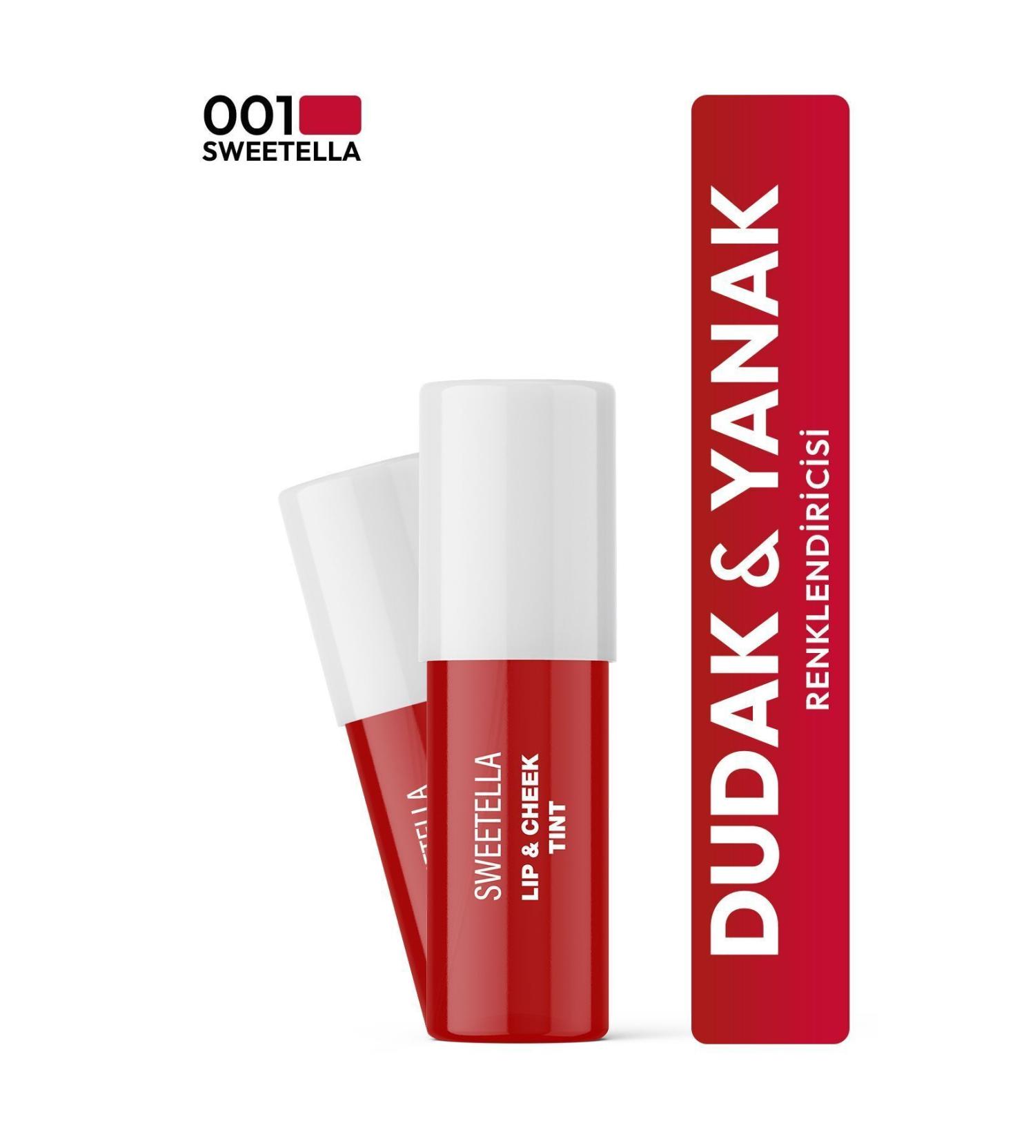 SWEETELLA Tint -Lip & Cheek - Lip and Cheek Tint-Red - Buy Online on GoSupps.com