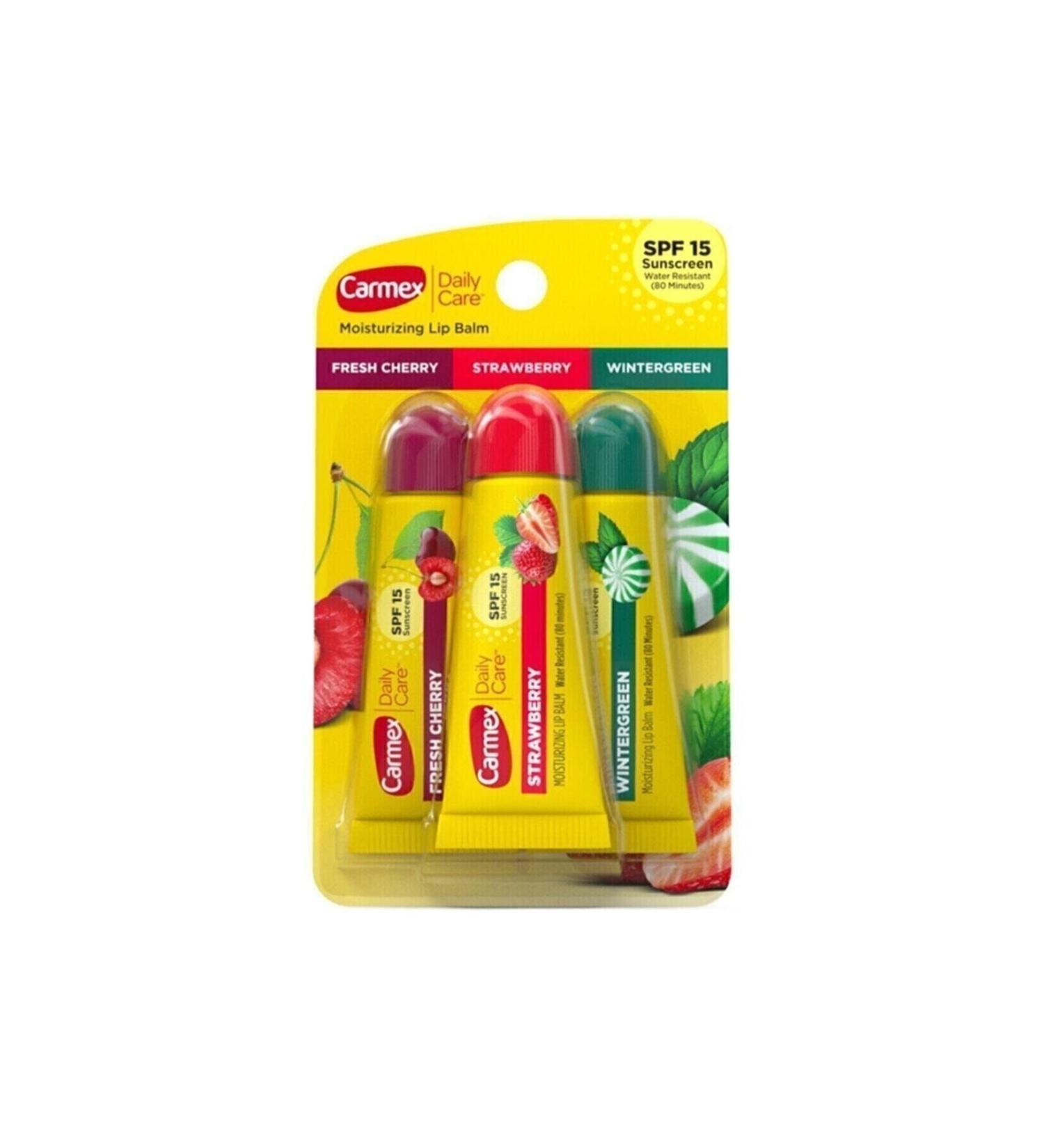Carmex Lip Balm 3' Lip Care Cream Set