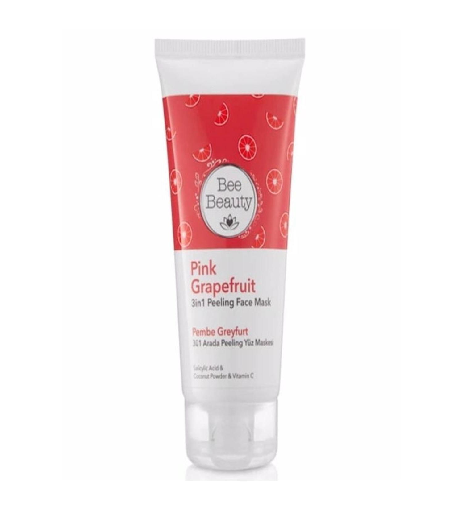 Bee Beauty Pink Grapefruit 3 In 1 Peeling Face Mask 150 ml Acne