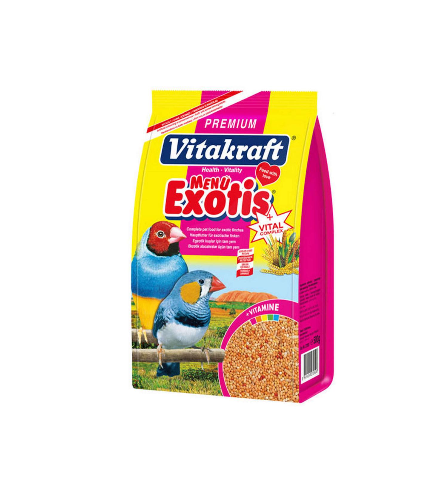 Vitakraft Menu Exotic Finch Food 500 gr X 2 Pieces 462122