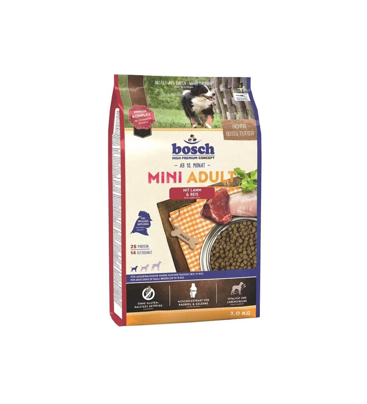 Bosch Mini Lamb Small Breed Adult Dog Food 3 Kg