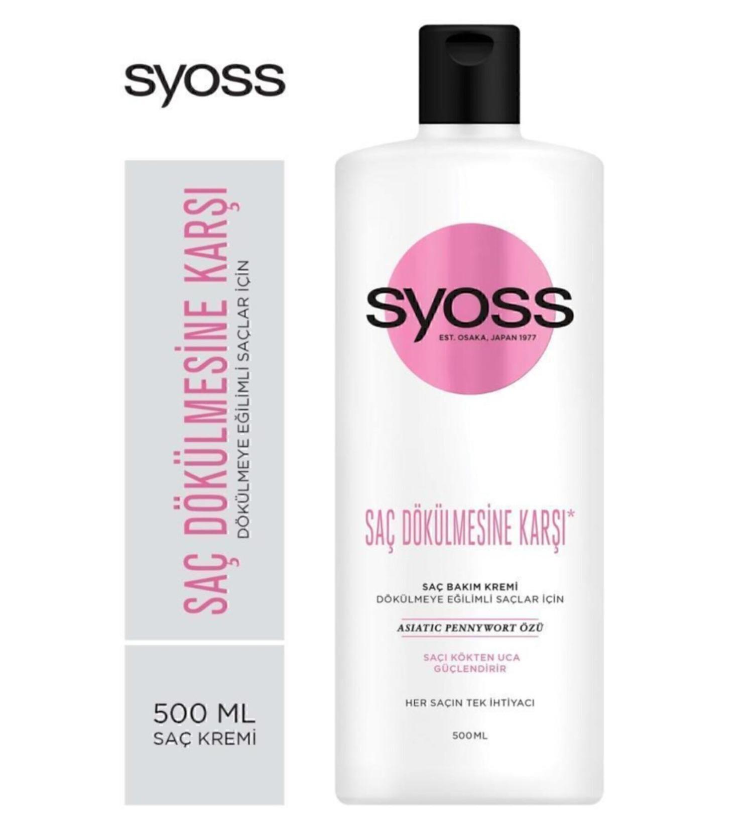 Syoss Anti-Hair Loss Conditioner 500 ml - Powerful Nourishing Formula