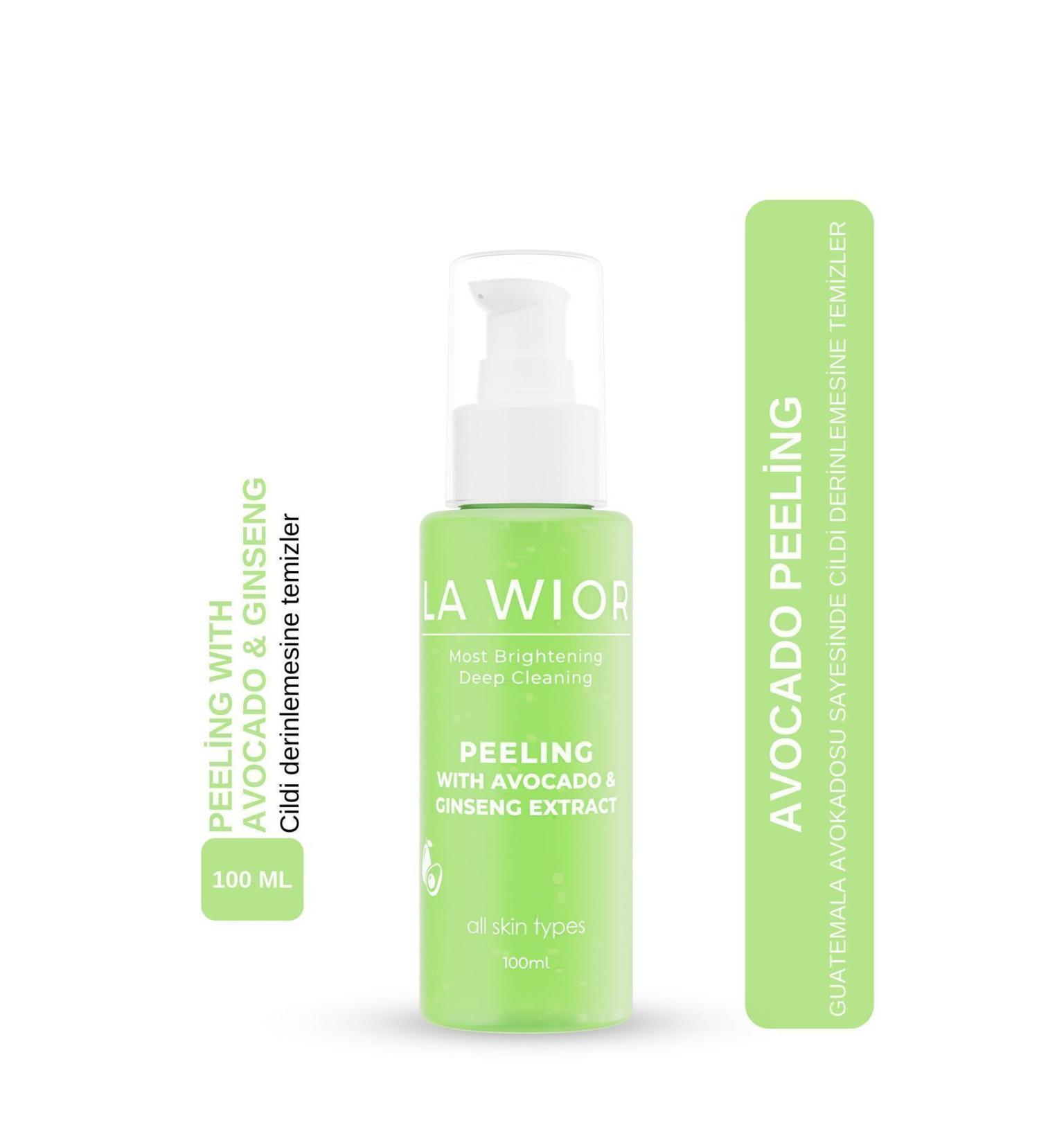 La Wior Purifying and Brightening Facial Peeling Guatemala Avocado & Ginsegn Extract - Buy Online on GoSupps.com