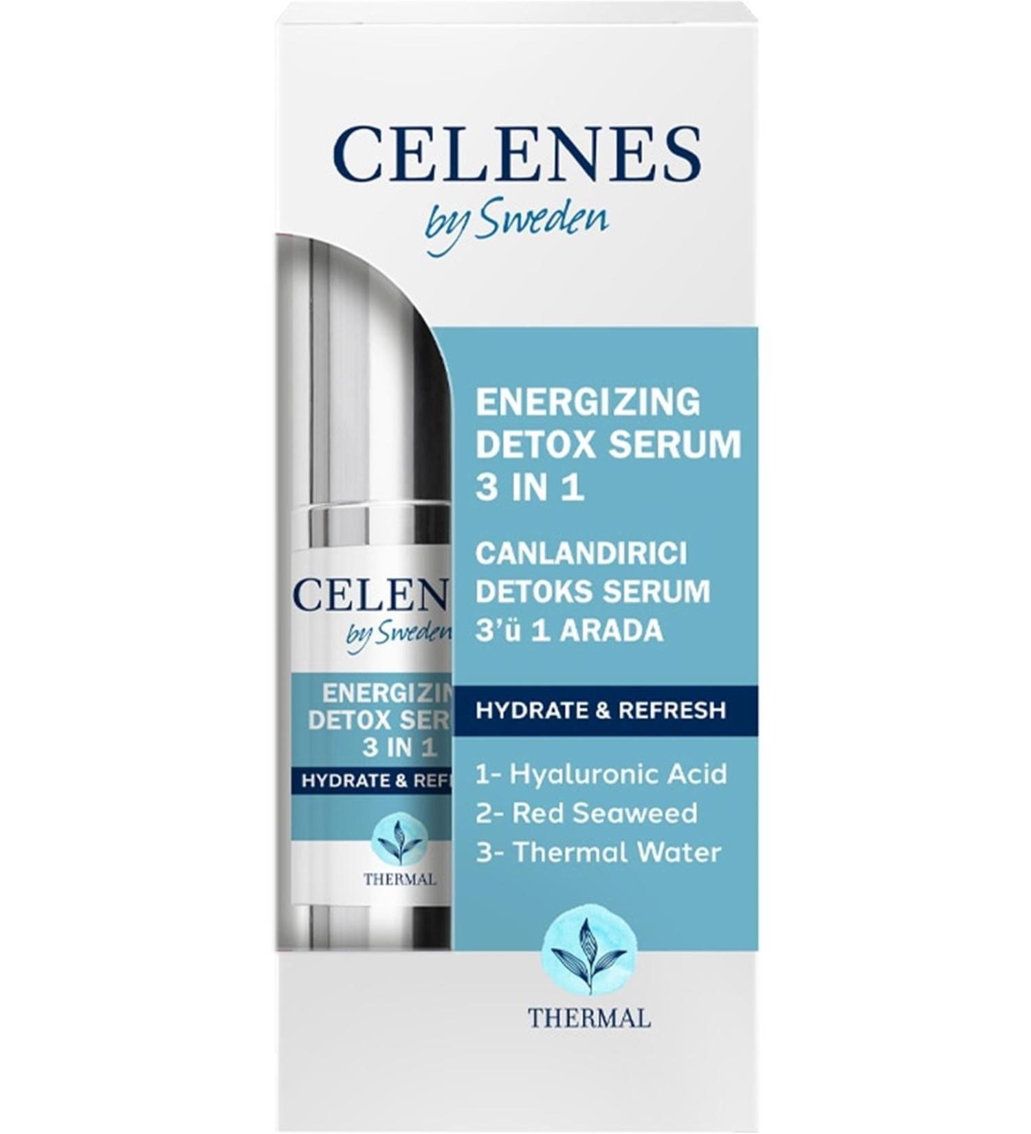 CELENS Brand: Celenes Thermal Revitalizing Detox Serum 3 in 1 30 Ml Category: Skin Serum
