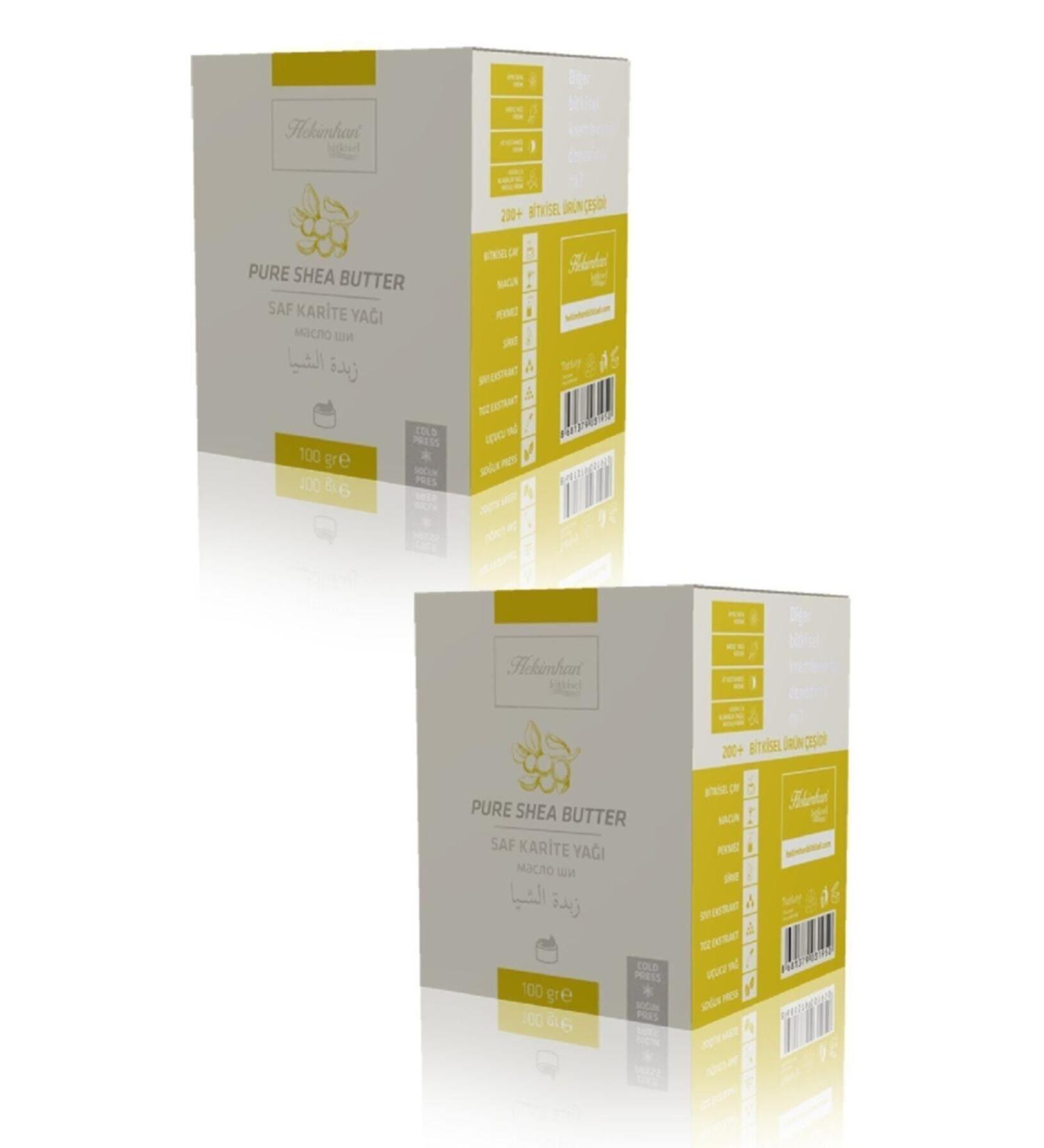 hekimhan herbal Shea Butter (karite butter) Skin Care Herbal 100 G 2 Pieces 868137903195066161