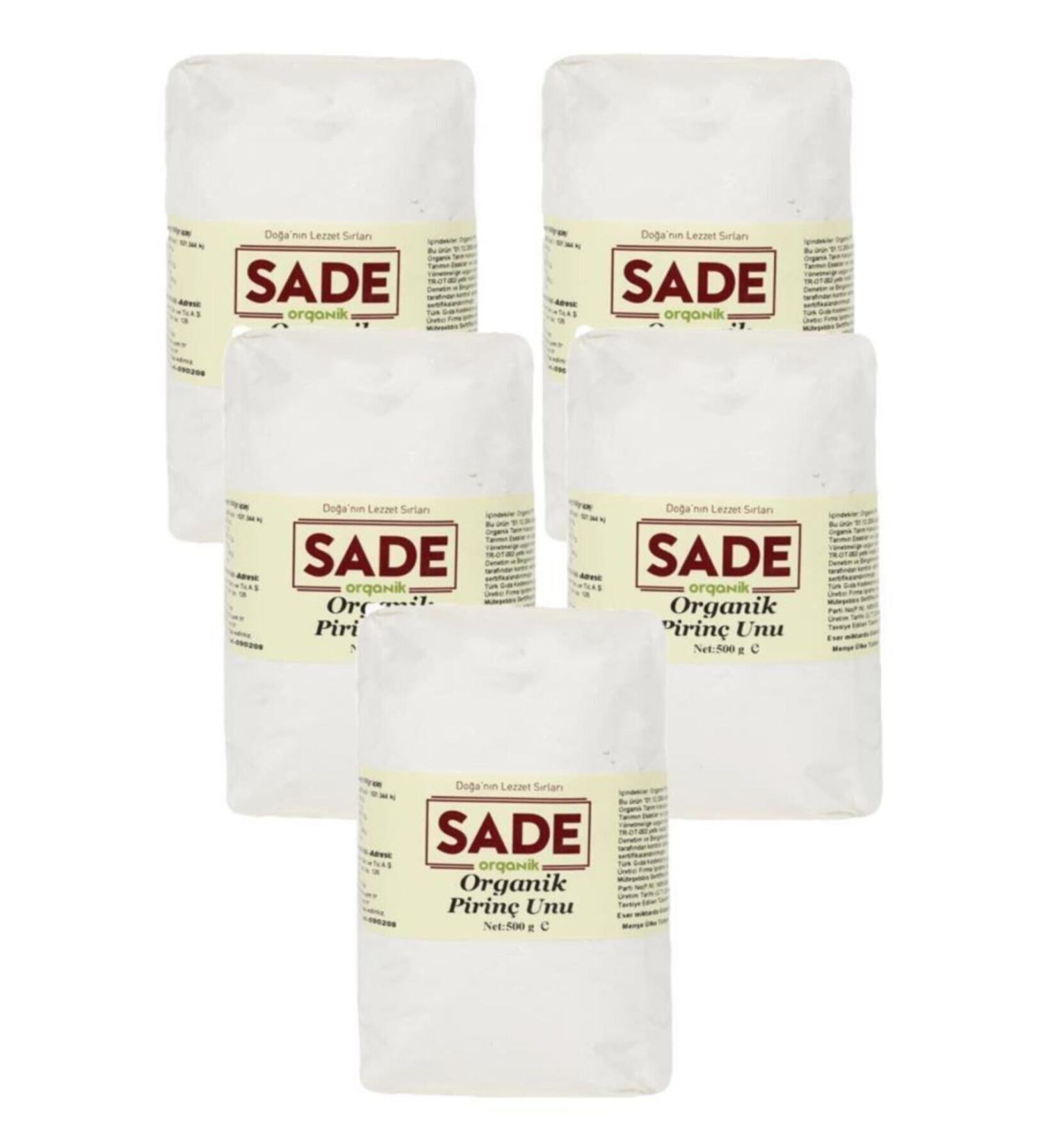 Plain Organic Rice Flour 5x500 gr