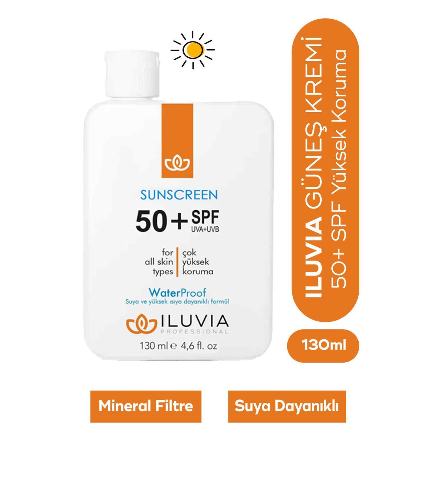 iluvia Anti-Spot Skin Tone Equalizer High Protection Face and Body Sun Cream 50 Spf 130 ml - Buy Online on GoSupps.com