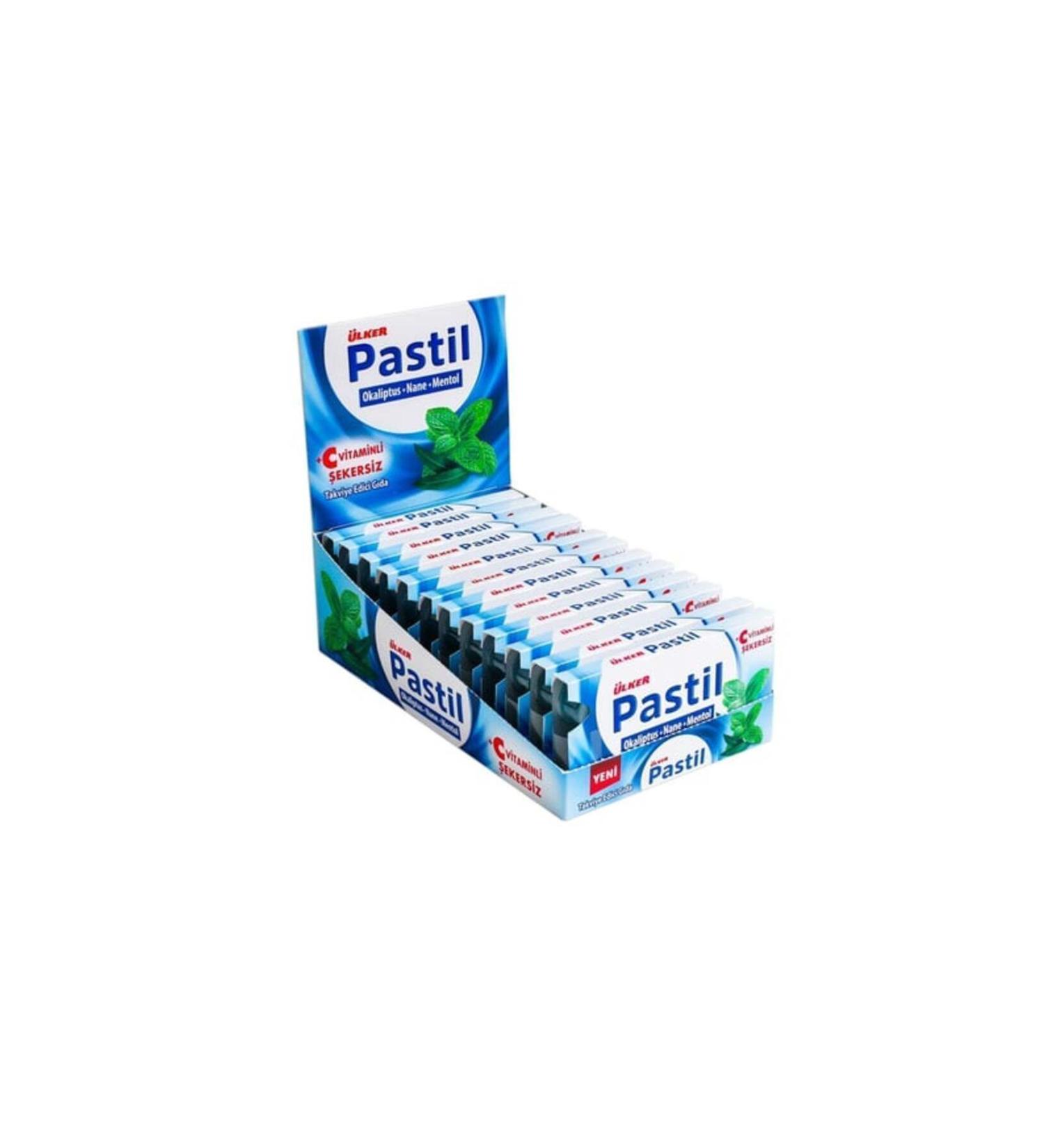 Ulker Eucalyptus Mint Menthol 8 Pastilles 12 Pieces