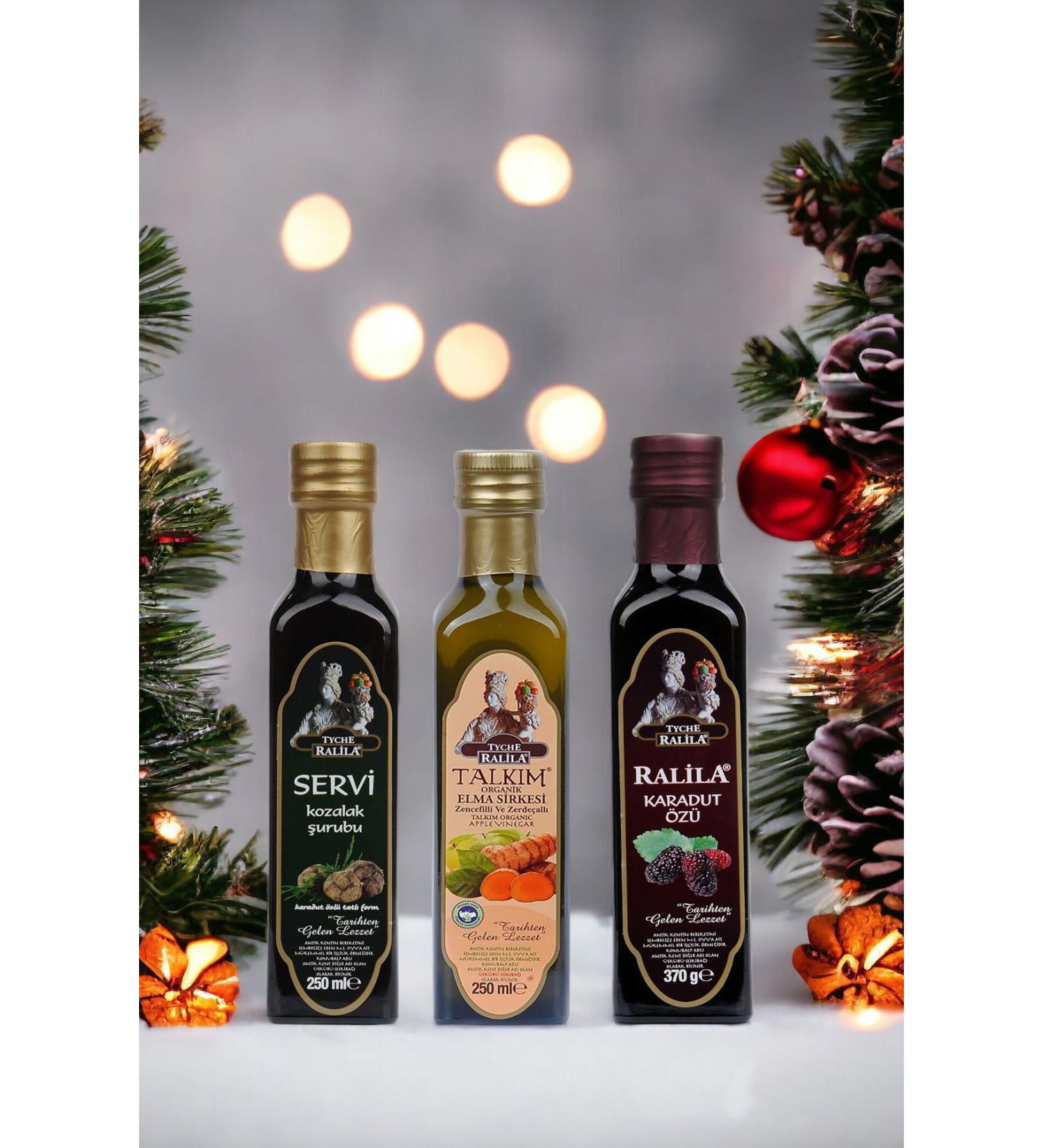 Durgun Bebe Ralila Black Mulberry Extract Ginger Turmeric Atom Cone Syrup 3" Natural Set