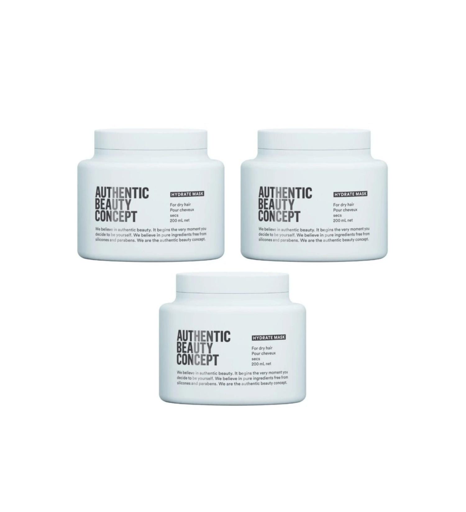 Authentic Beauty Concept Economic 3 PCS Hydrate Mask 200 ML 0 Original