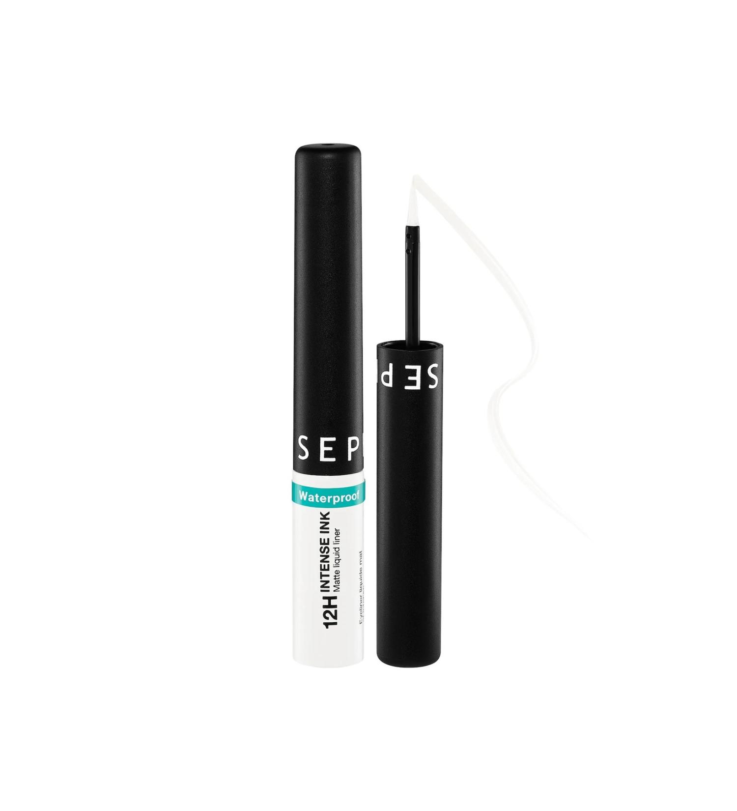 SEPHORA COLLECTION Intense Ink Liner-12 Hour Effective Intense Pigmented Waterproof Matte Finish Liquid Eyeliner 2.8ML