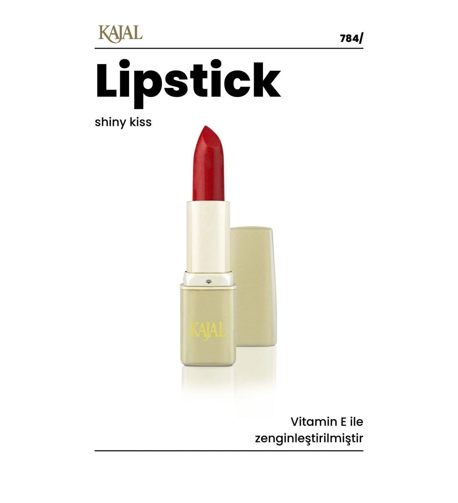 KAJAL Bright Red Lipstick & Bright Red Lipstick - No: 784 - Buy Online on GoSupps.com