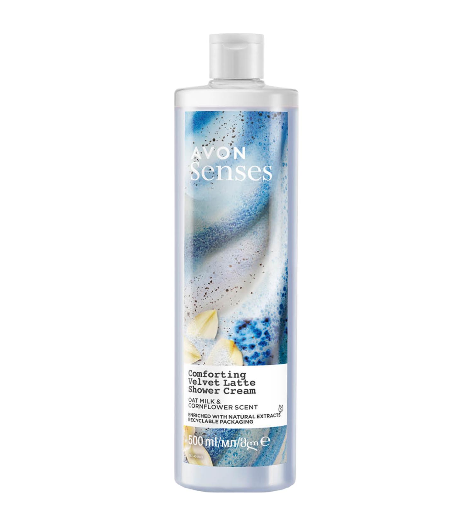 Avon Senses Relaxing Oat Milk and Cornflower Shower Cream 500 Ml. - Buy Online on GoSupps.com