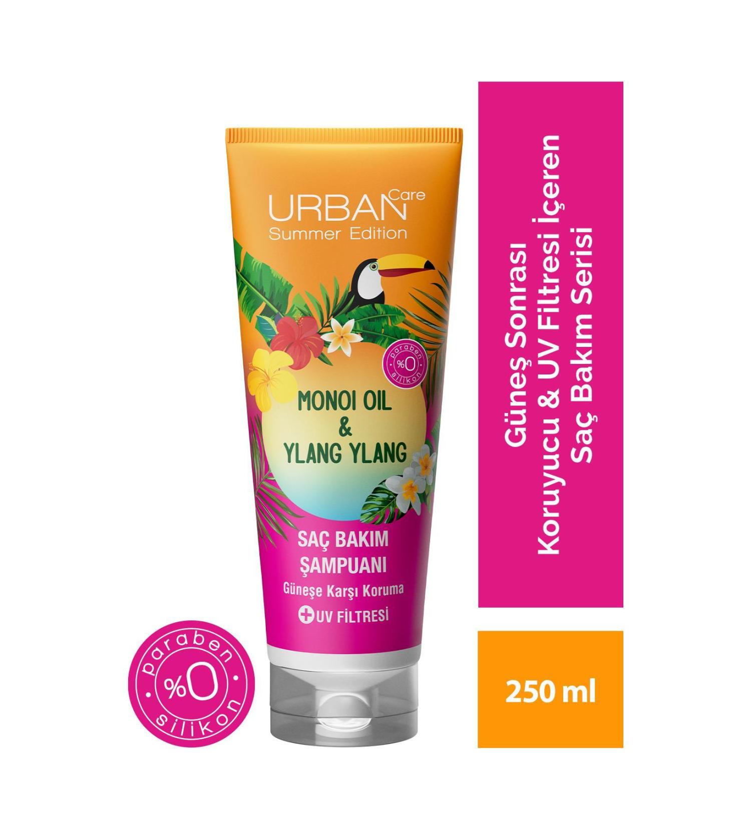 Urban Care Monoi Oil & Ylang Ylang Hair Care Shampoo 250 ml - Buy Online on GoSupps.com