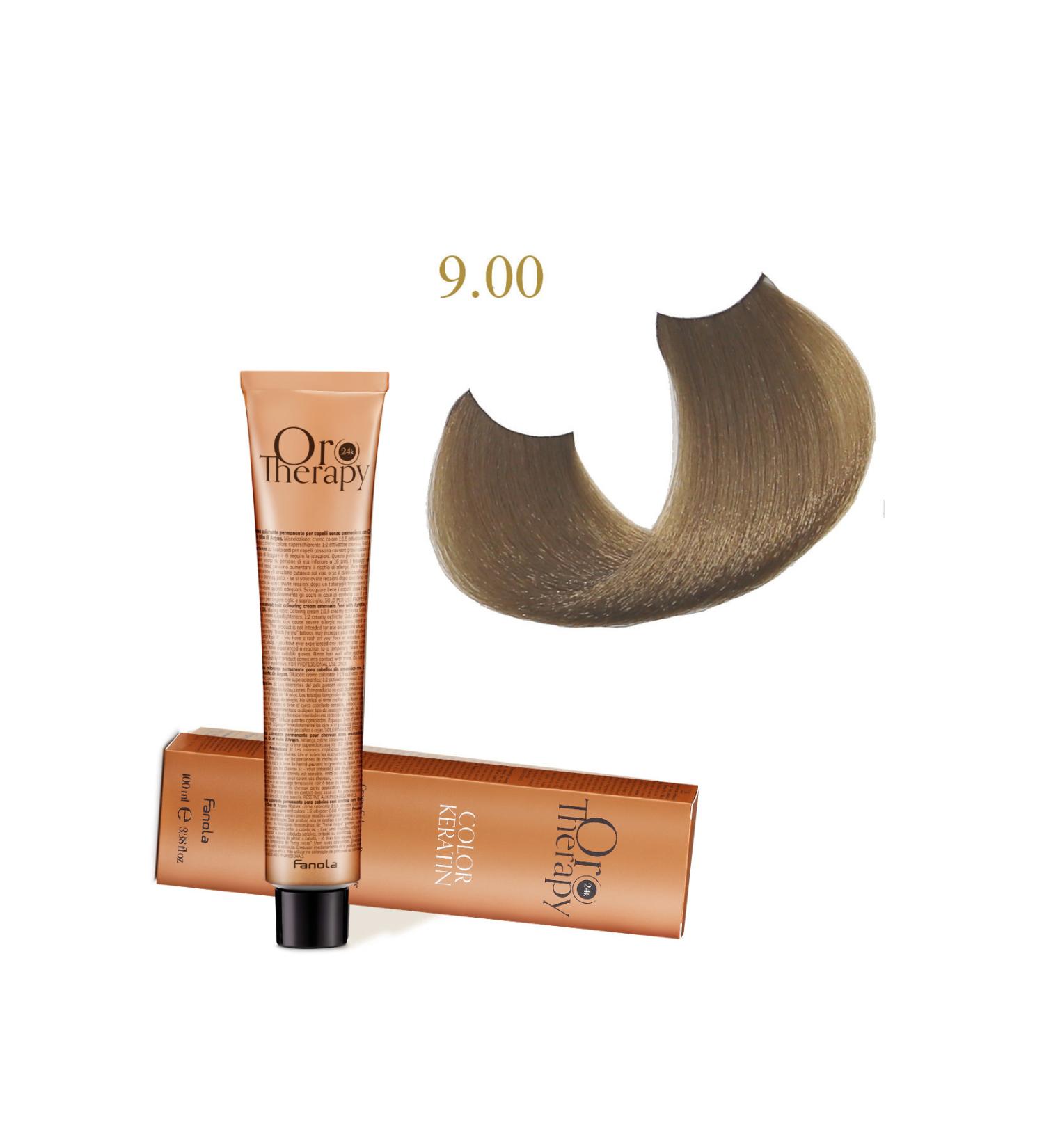 Fanola Oro Therapy 24k Color Keratin With Gold & Argan Oil 100ml (ammonia Free) 9.00