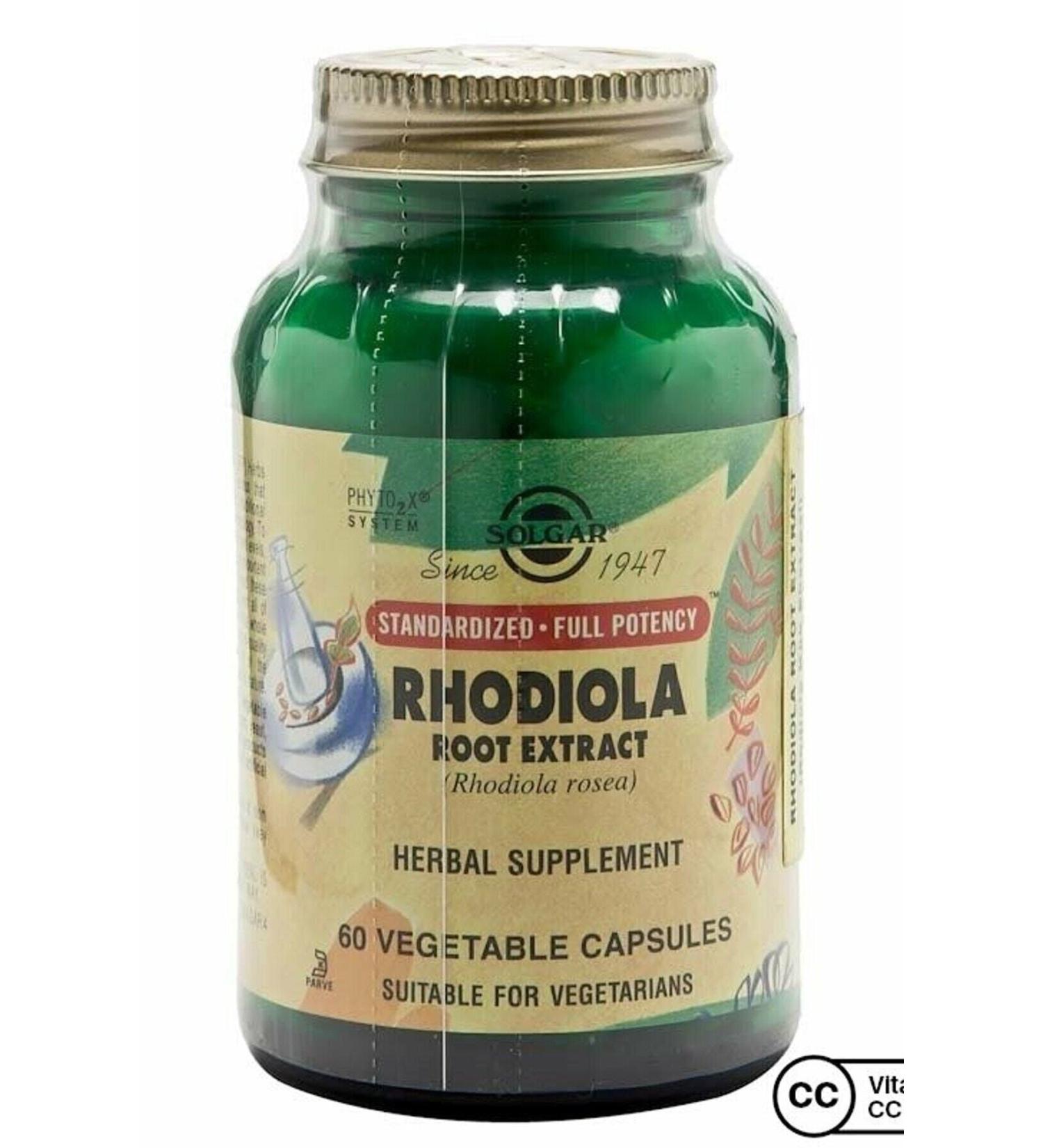 Solgar Rhodiola Root Extract (60 Capsules)