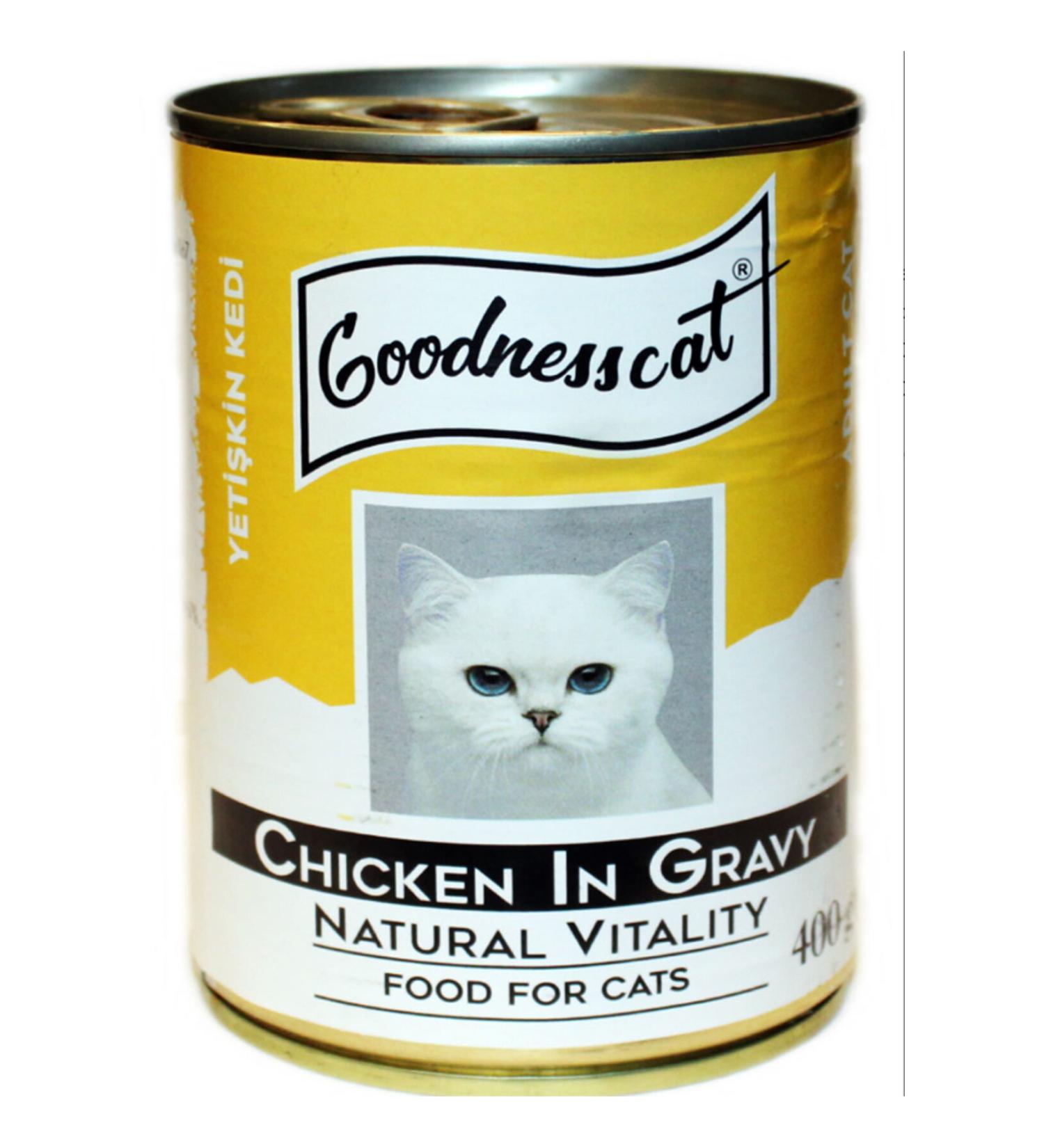 Goodnesscat 10X400 Gr Chicken Gravy Canned Adult Cat