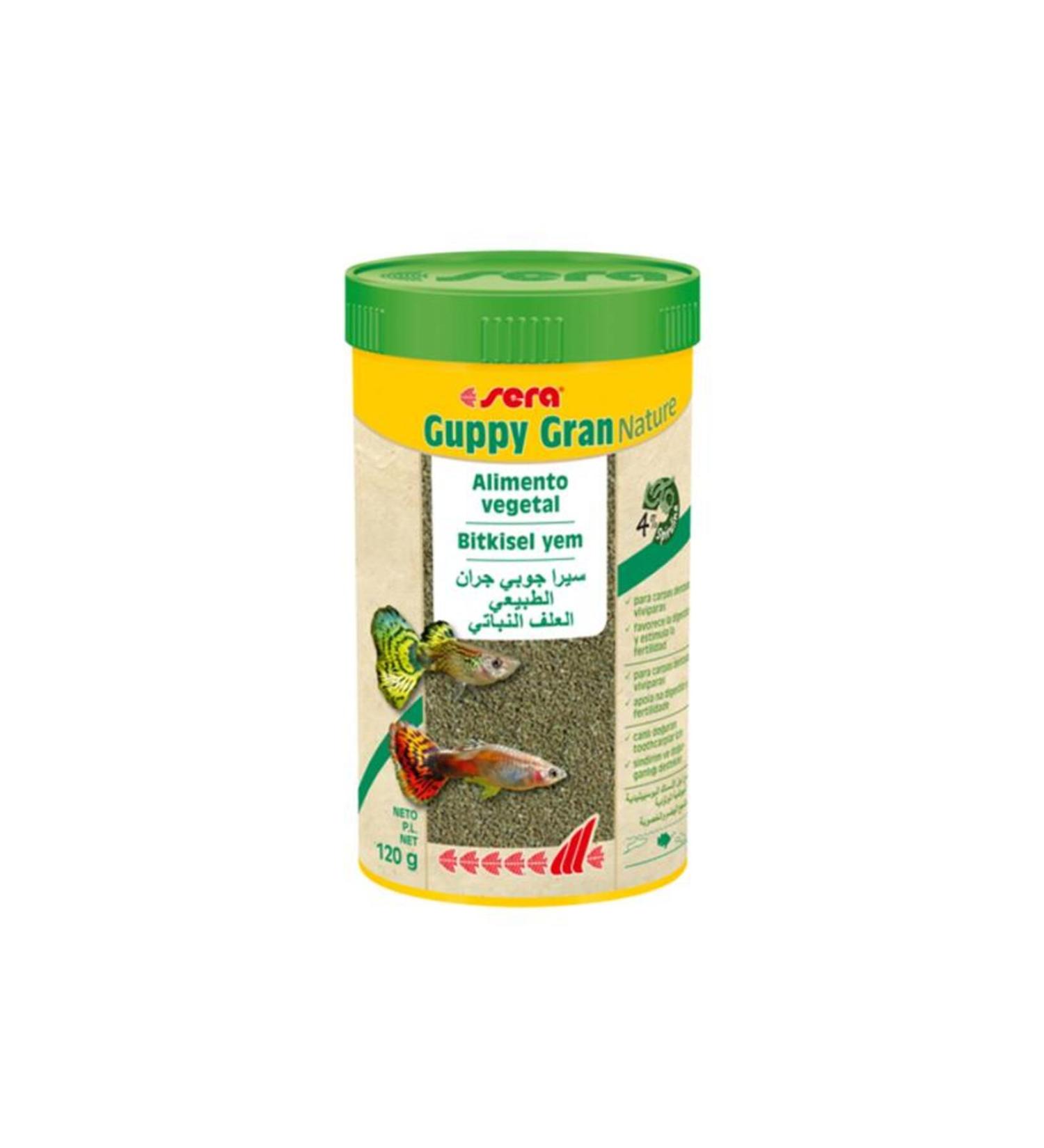 Sera Guppy Gran Nature 250 ml 120 gr