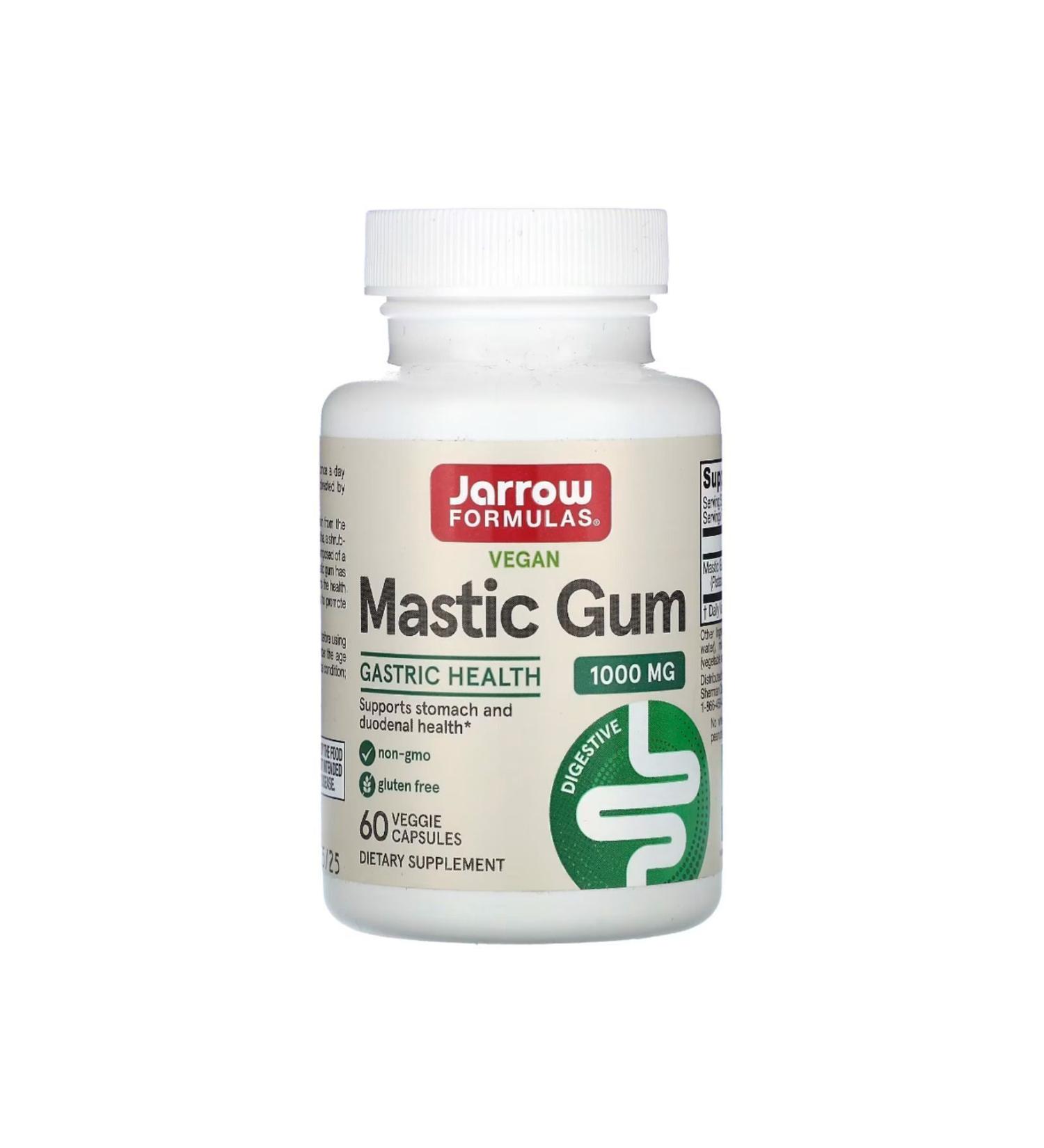 Jarrow Formulas Mastic Gum 1 000 mg 60 Veggie Capsules (500 mg per Capsule)