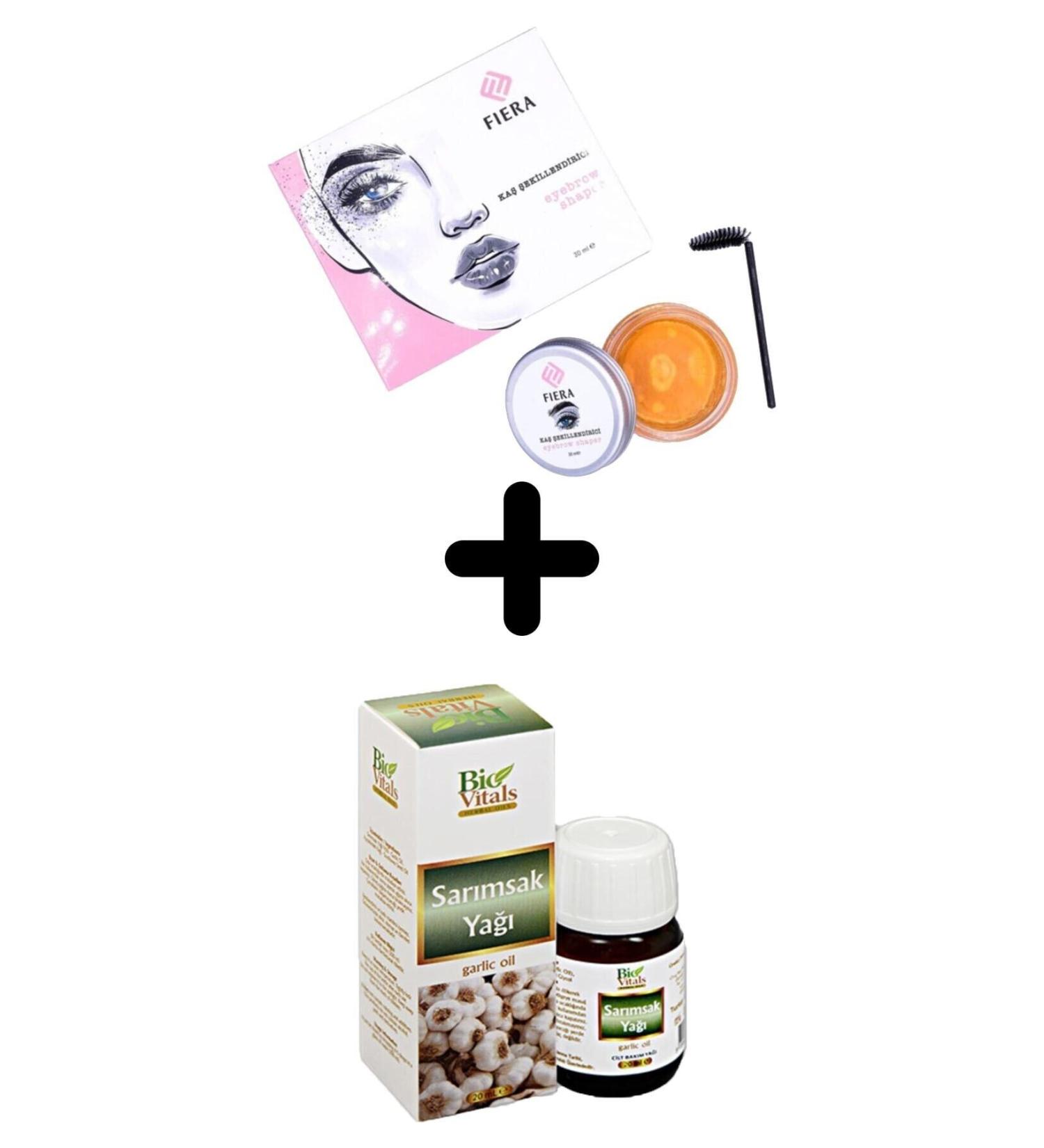Eyebrow Shaping Gel & Natural Garlic Oil 20ml