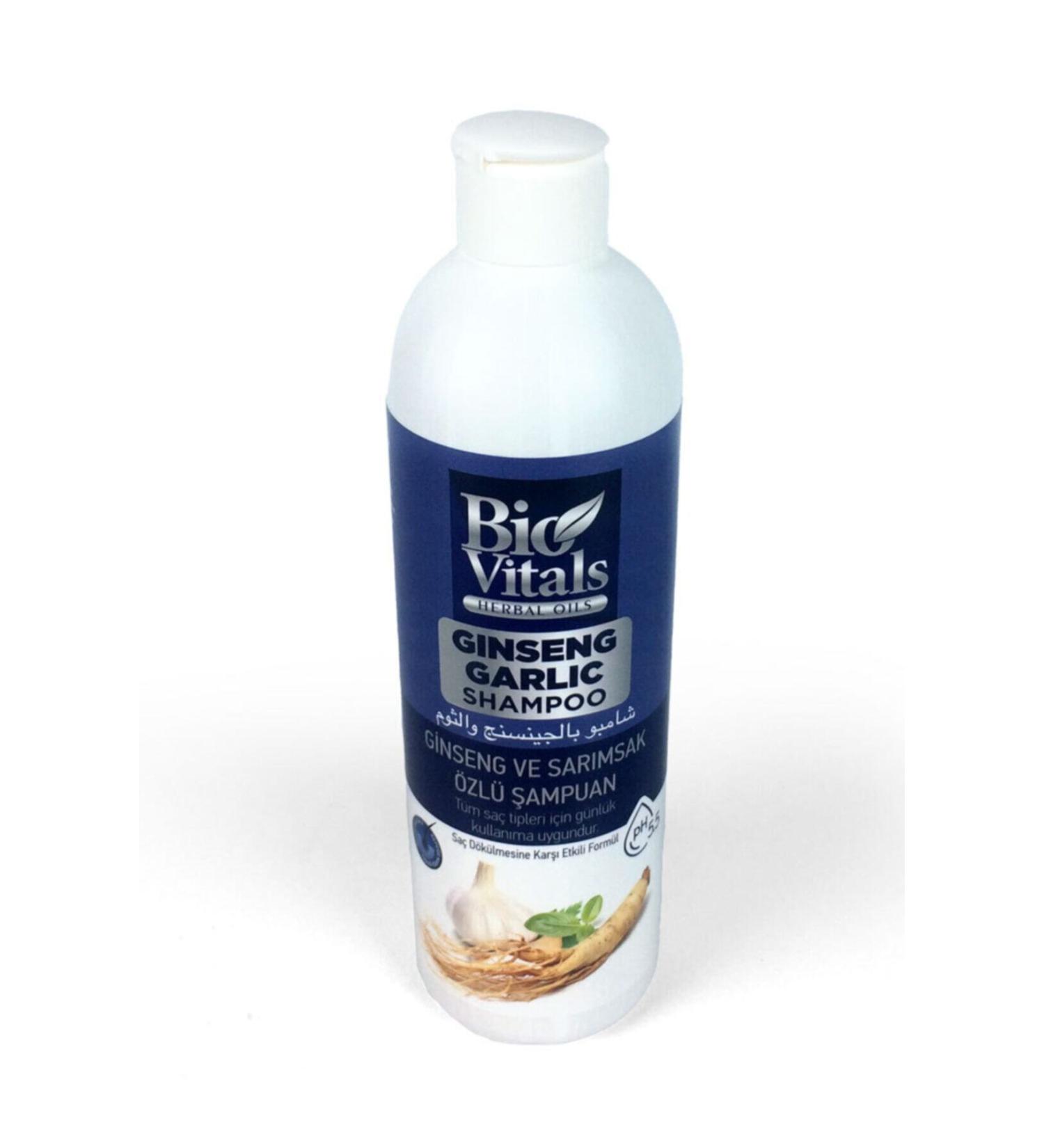 Bio Vitals Ginseng and Garlic Essence Shampoo 330 Ml