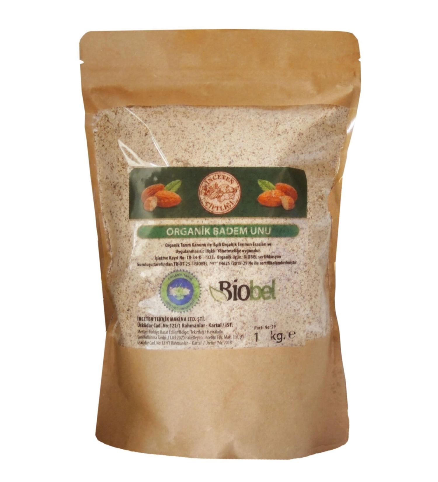 NCETEN FARM Organic Certified Almond Flour - 1000Gr - nceten Farm