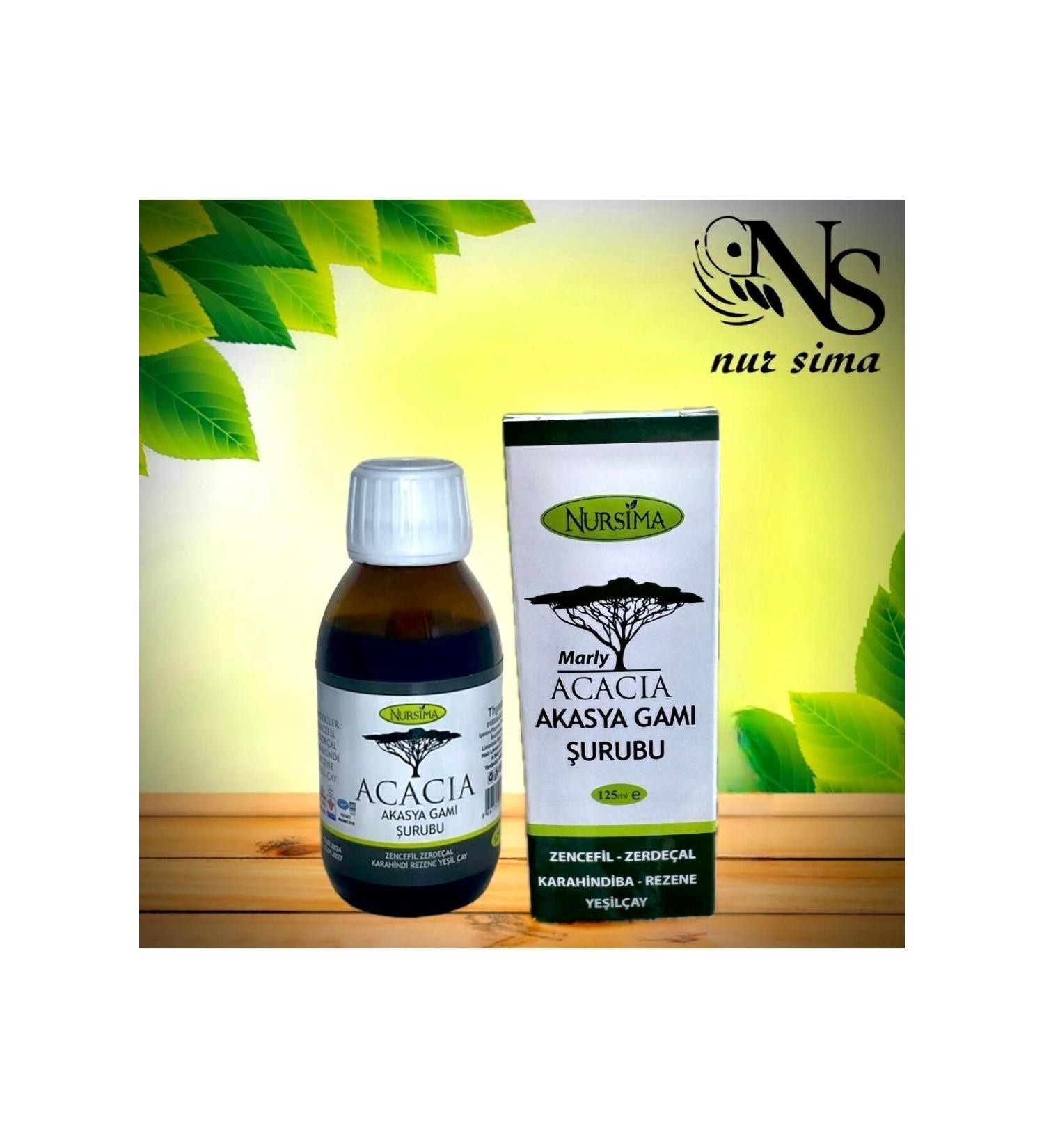 Nursima Acacia Acacia Gum Syrup 125 ml Marly - Buy Online on GoSupps.com