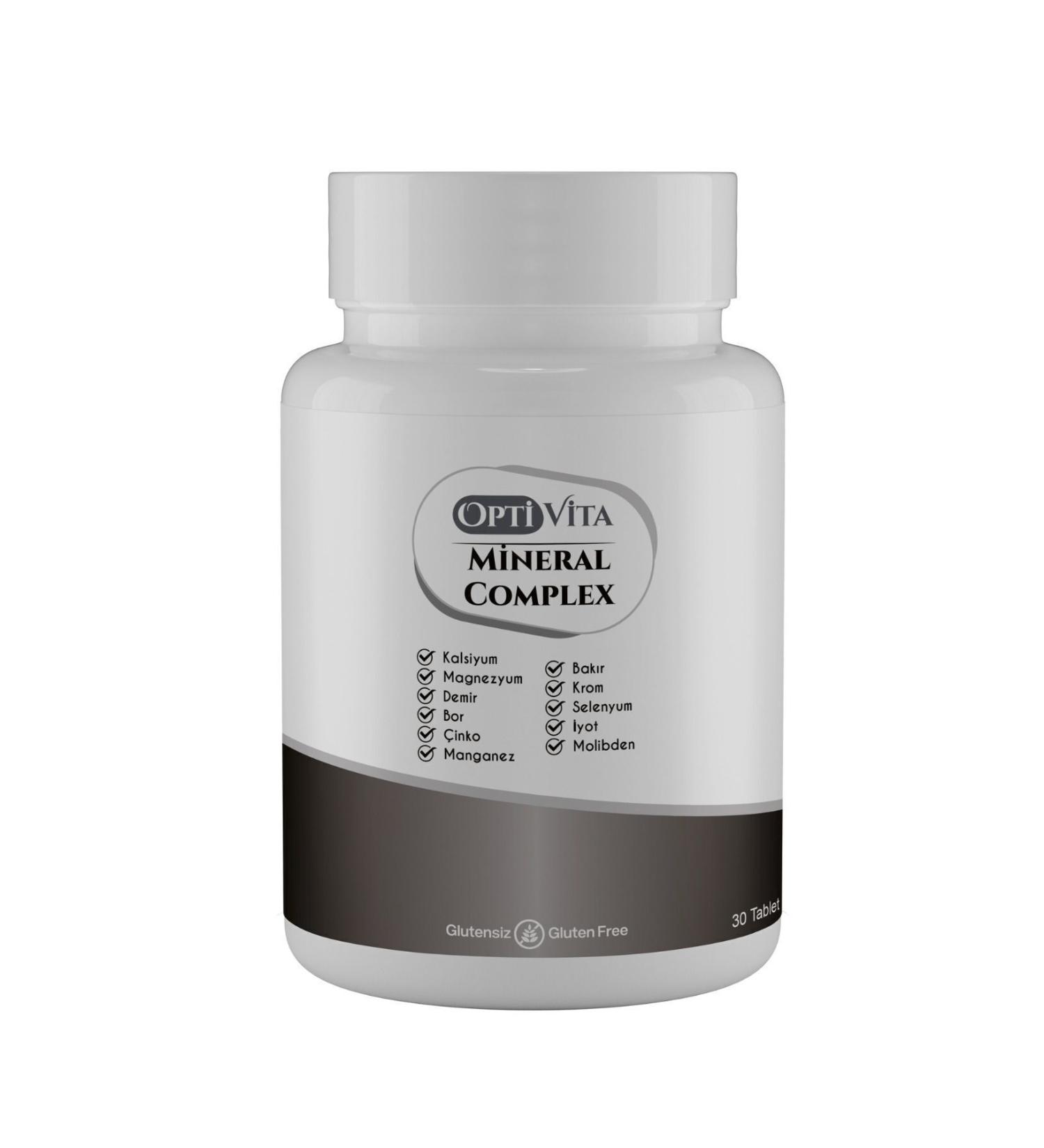 Optivita Mineral Complex 11 Minerals (Calcium Magnesium Iron Boron Zinc Manganese Copper Chromium Selenium) - Buy Online on GoSupps.com