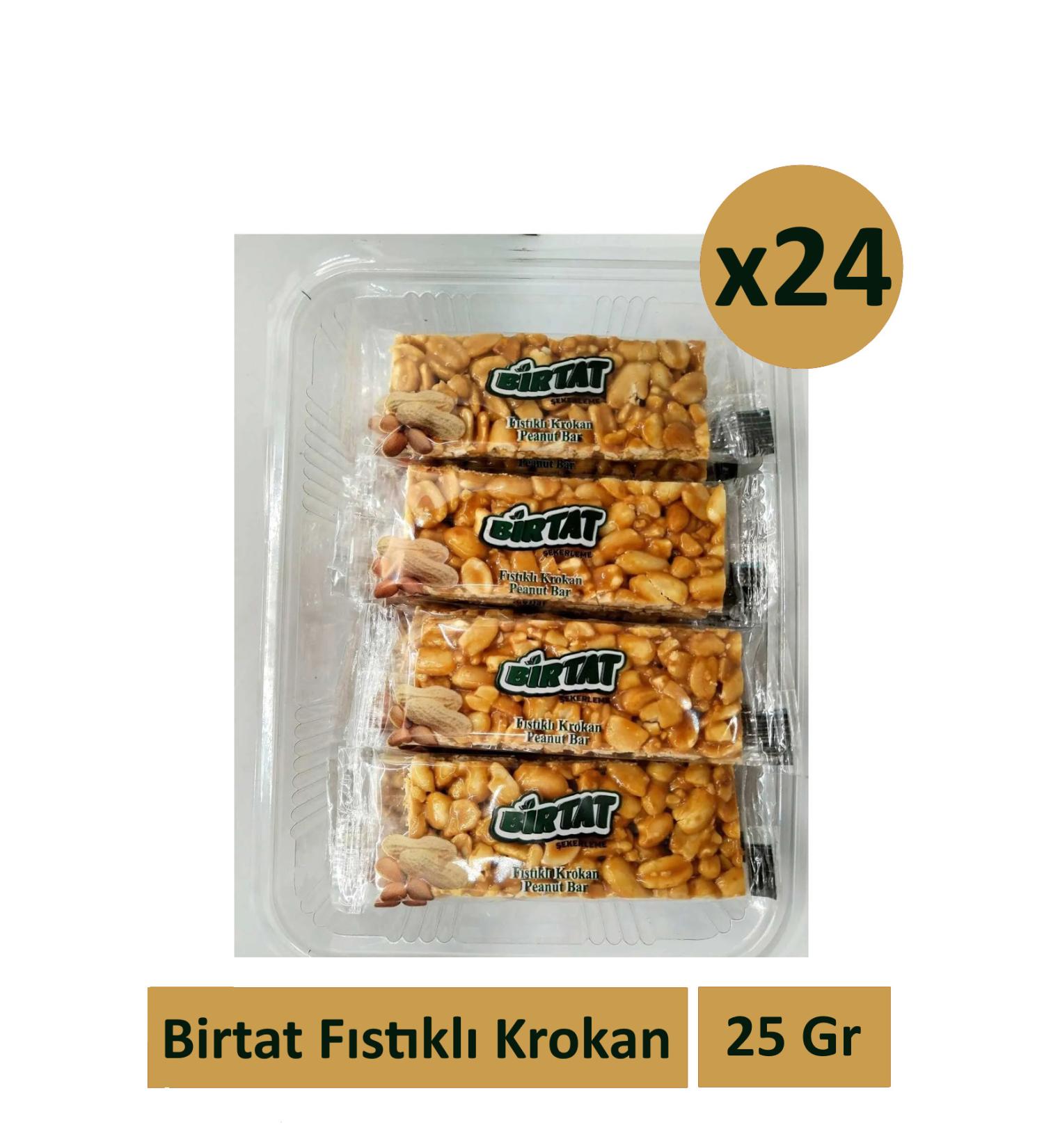 B RTAT CONFECTIONERY Birtat Peanut Croquant X 24 Pieces