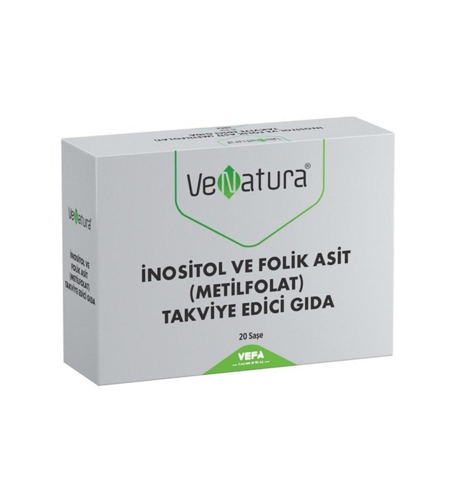 Venatura Inositol And Folic Acid (METHYLFOLATE) 20 Sachets