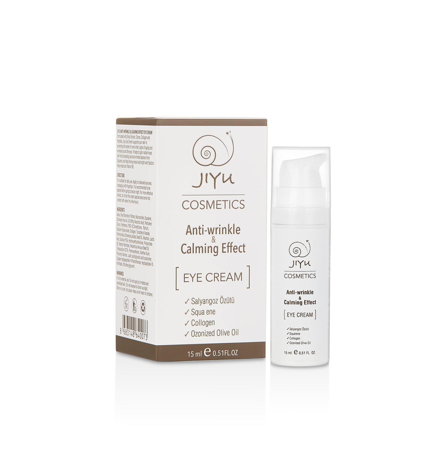 JIYU Eye Contour Cream Effective Moisturizing Care Against Wrinkles Dark Circles and Fine Lines 15 Ml. - Buy Online on GoSupps.com