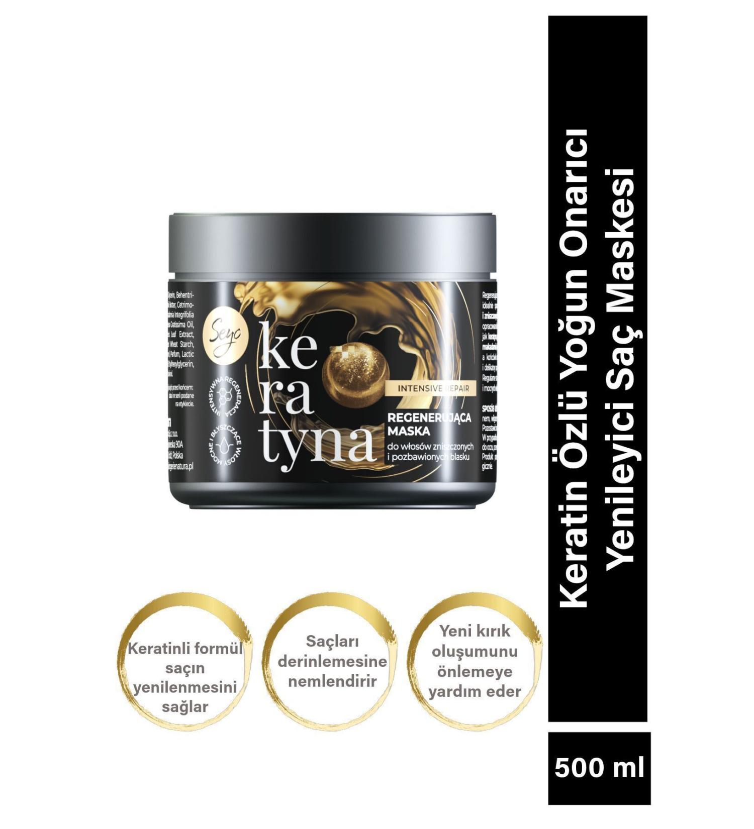 Seyo Keratin Essence Intensive Repairing Regenerating Hair Mask