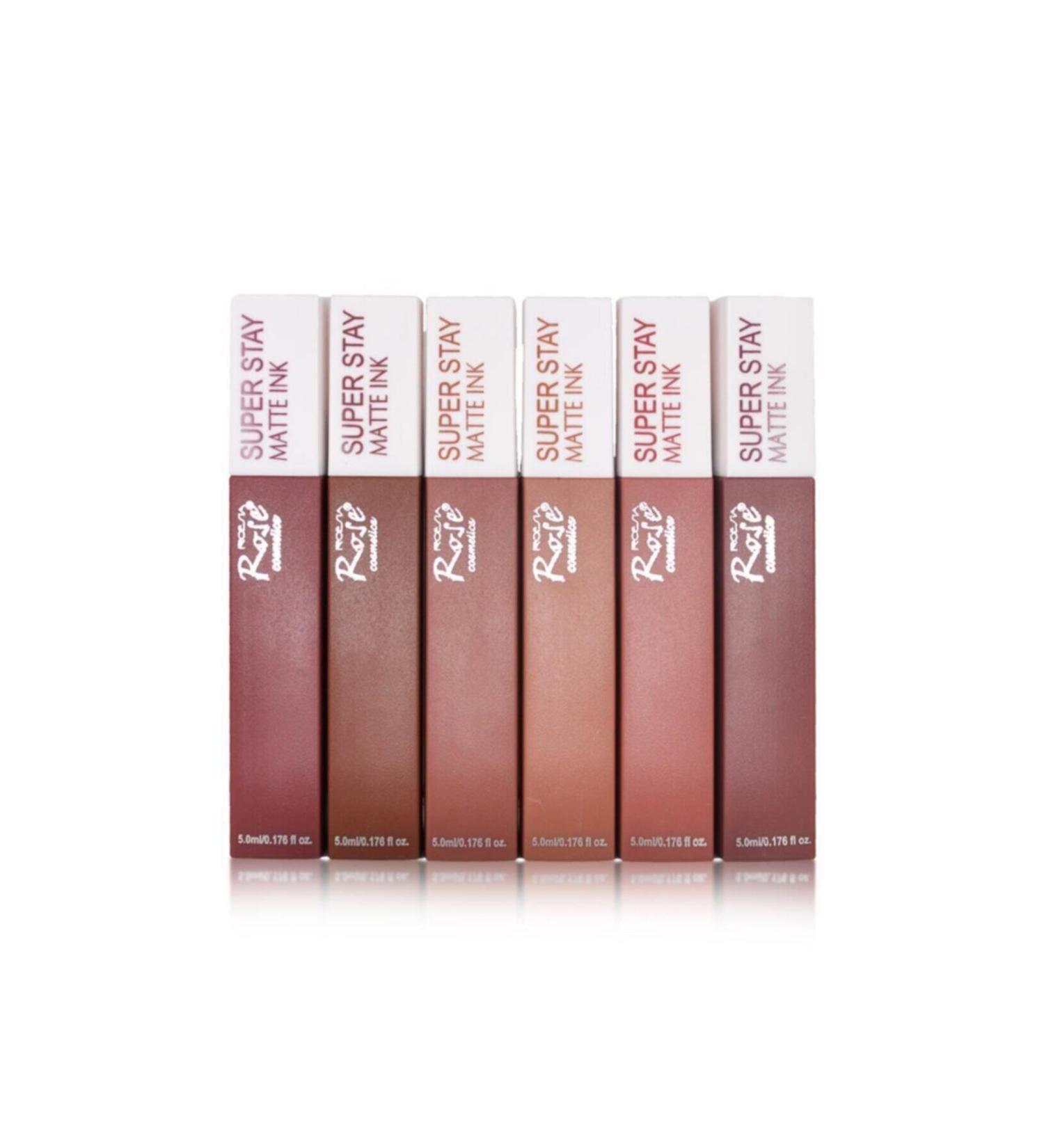 Rose Super Stay Matte 6-Piece Liquid Lipstick Set