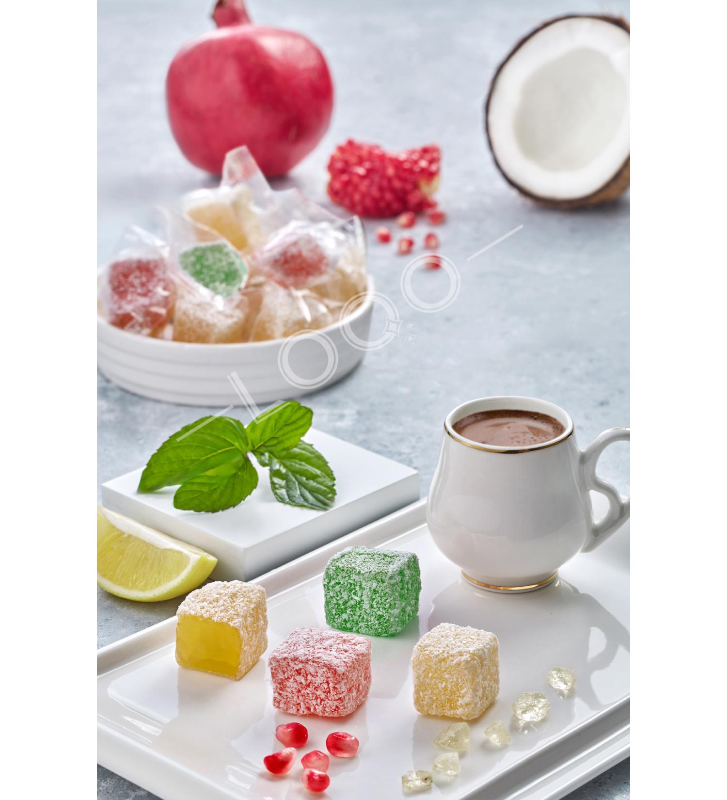 LOQO Mixed Fruit Flavored Turkish Delight 5 Kg (Individually Packaged) 1010 - Buy Online on GoSupps.com