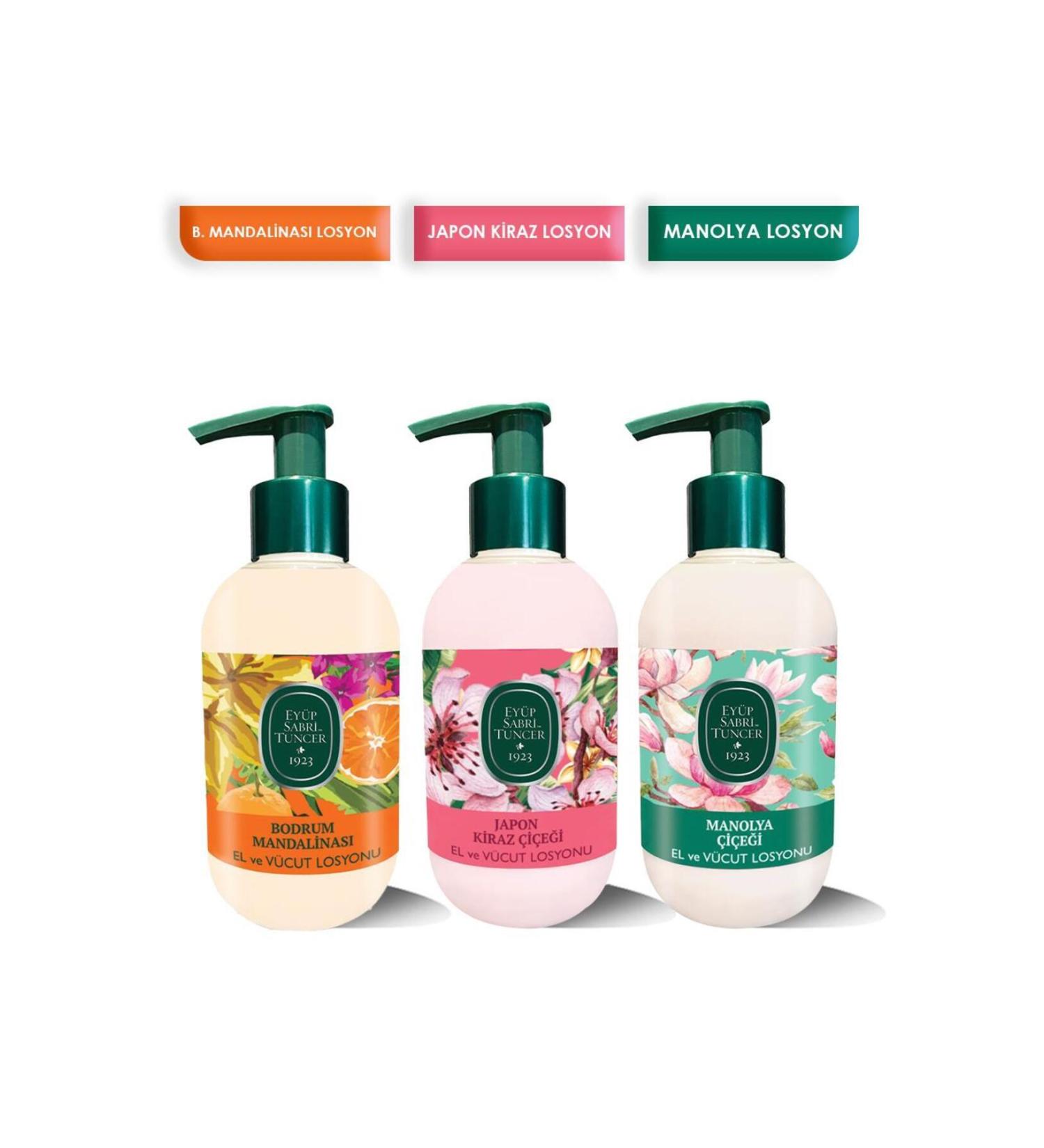 Ey p Sabri Tuncer Magnolia Japanese Cherry and B. Mandarin Lotion 280 ml