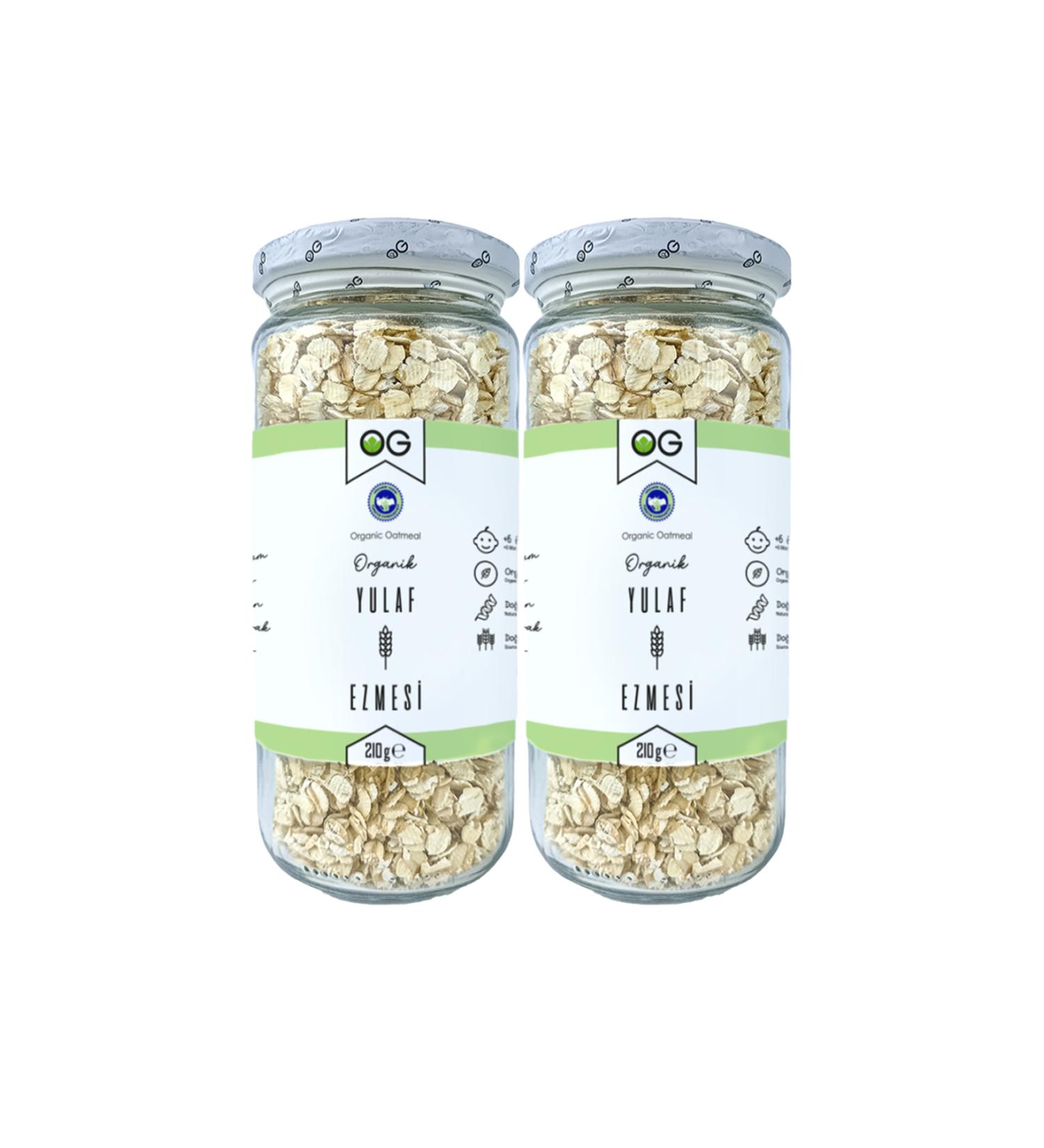 OG natural 2-pack Organic Oatmeal 210 gr