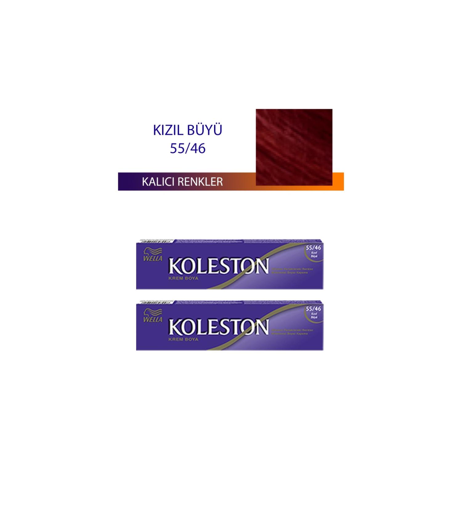 Wella 2 Piece Single Tube Hair Dye Red Magic 55/46