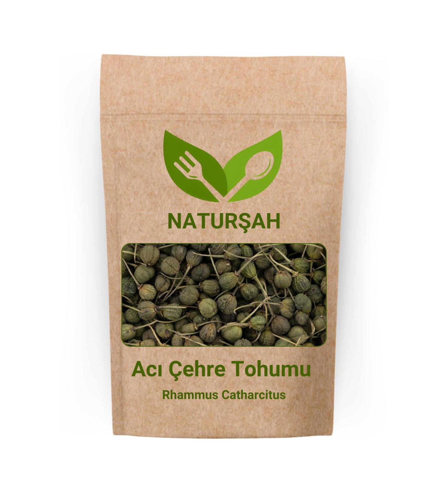 Natur ah Green Bitter Face Seed (RHAMMUS CATHARCITUS) 250 gr