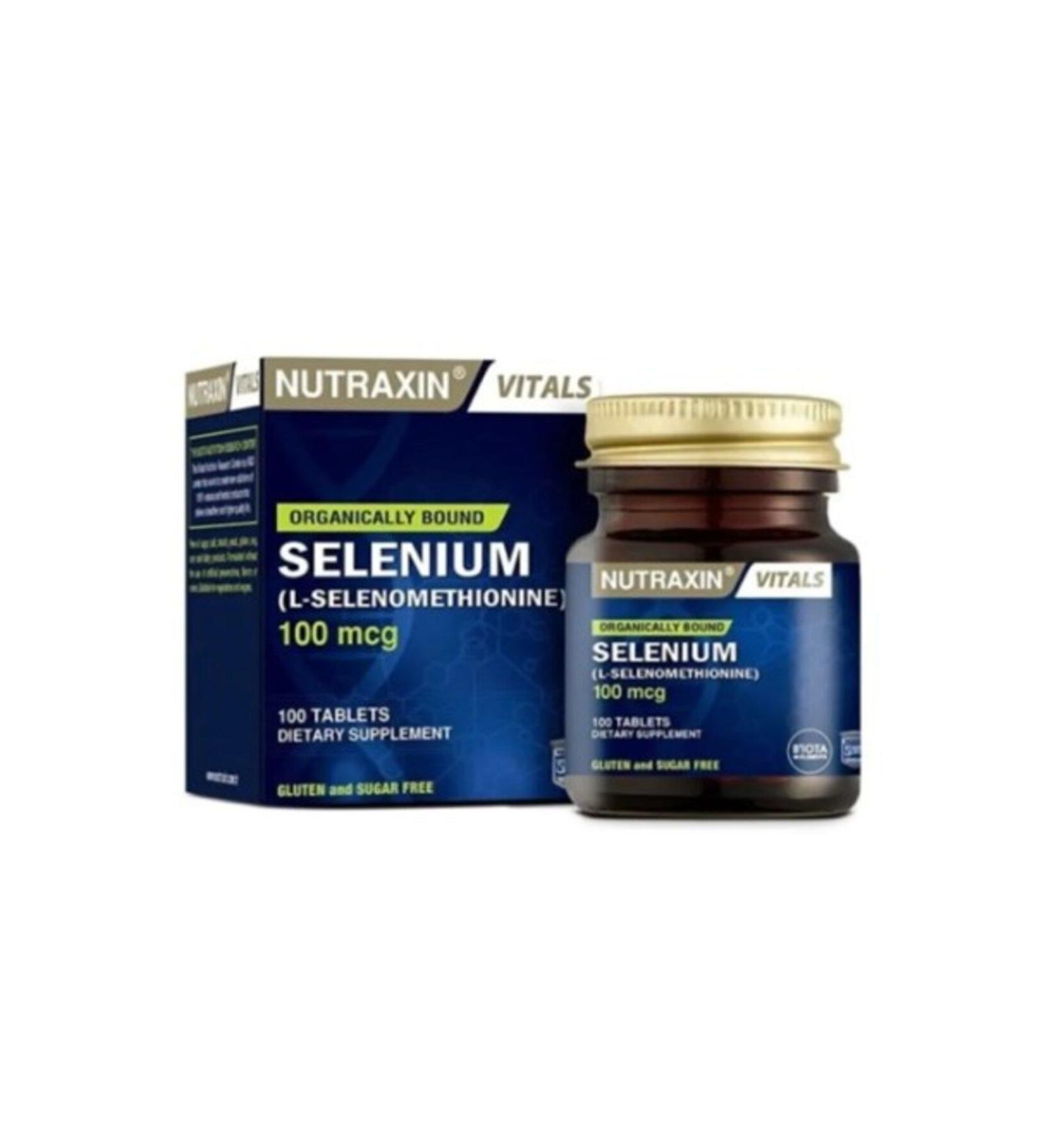Nutraxin Selenium 100 Mcg 100 Tablets - Buy Online on GoSupps.com