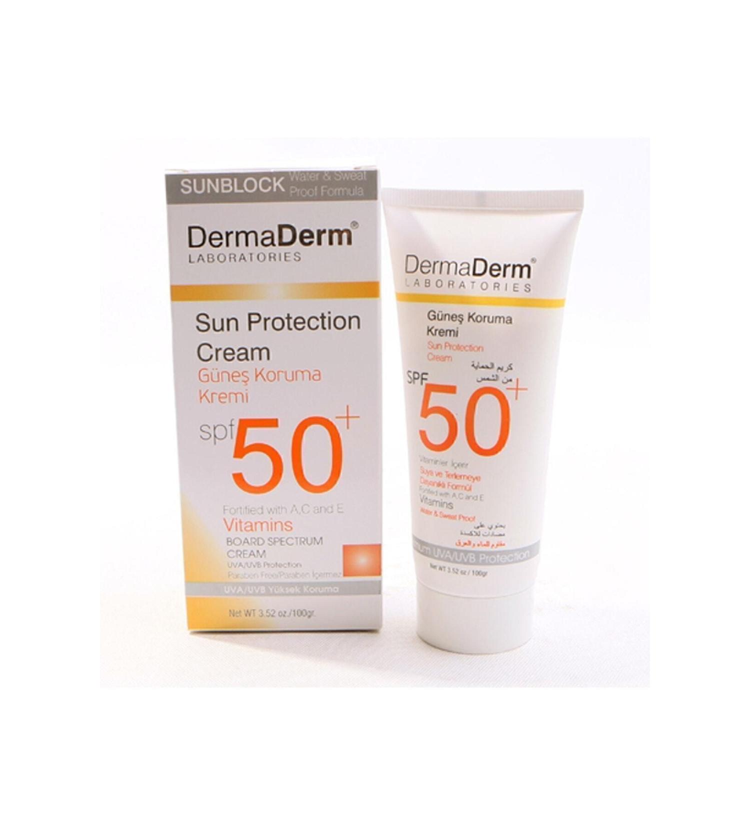 DermaDerm Spf 50+ Sun Protection Cream