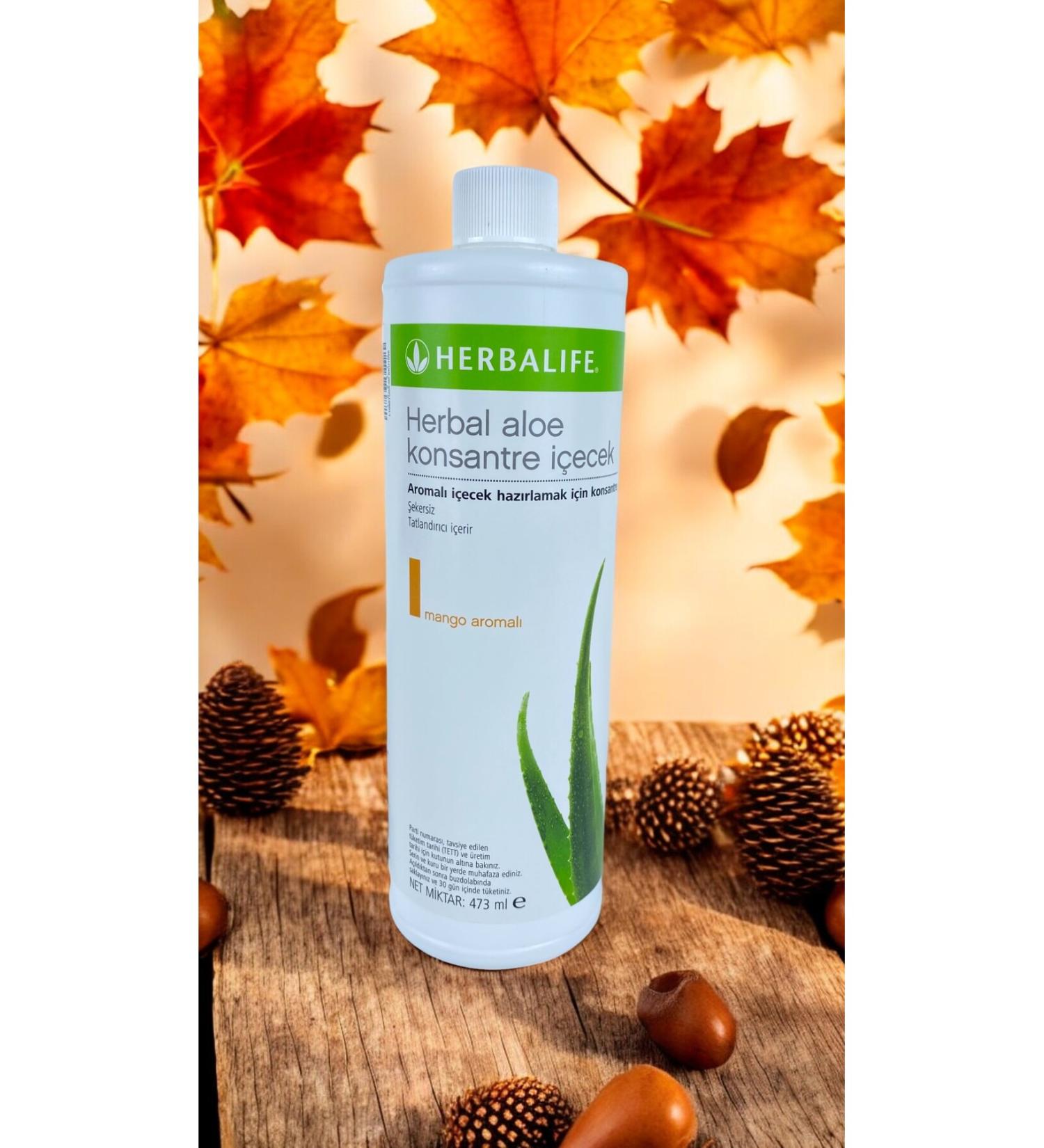 Herbalife Herbal Aloe Concentrate Drink Mango 473 ml - Buy Online on GoSupps.com