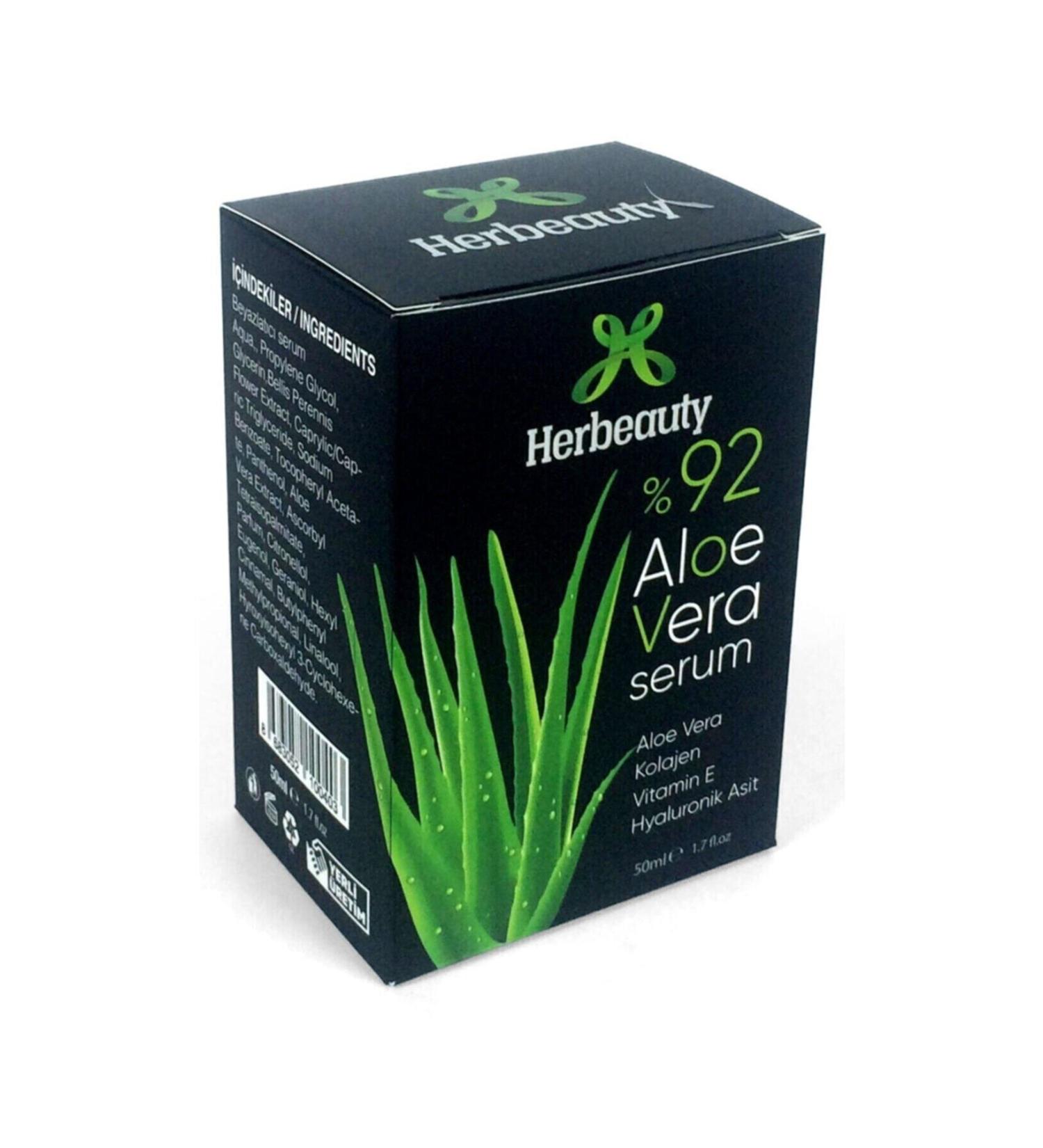 pazariz Pazariz Aloe Vera Skin Whitening Serum 50 Ml