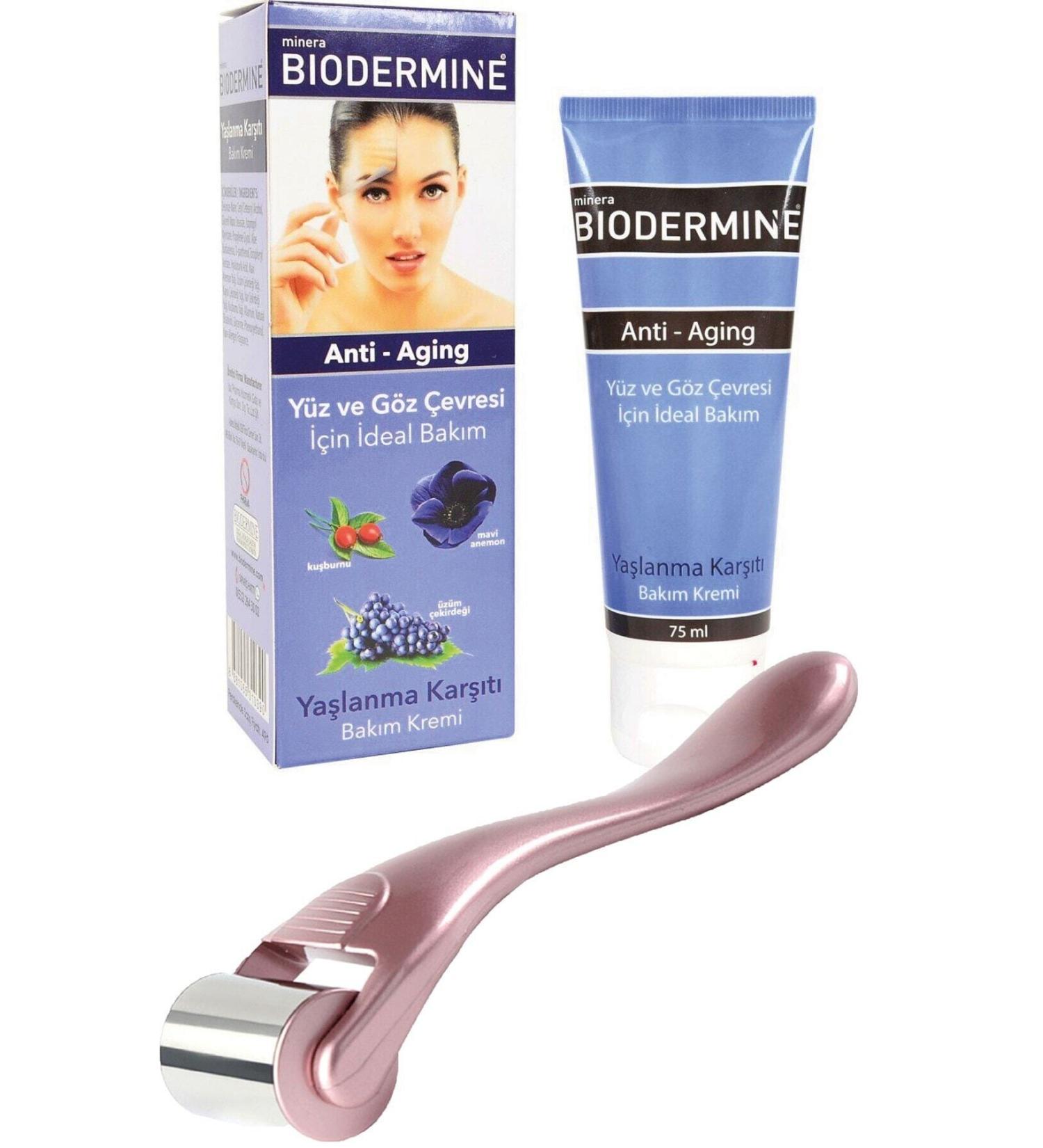 pazariz Biodermine Anti-Aging Care Cream 75ml + Ice Roller