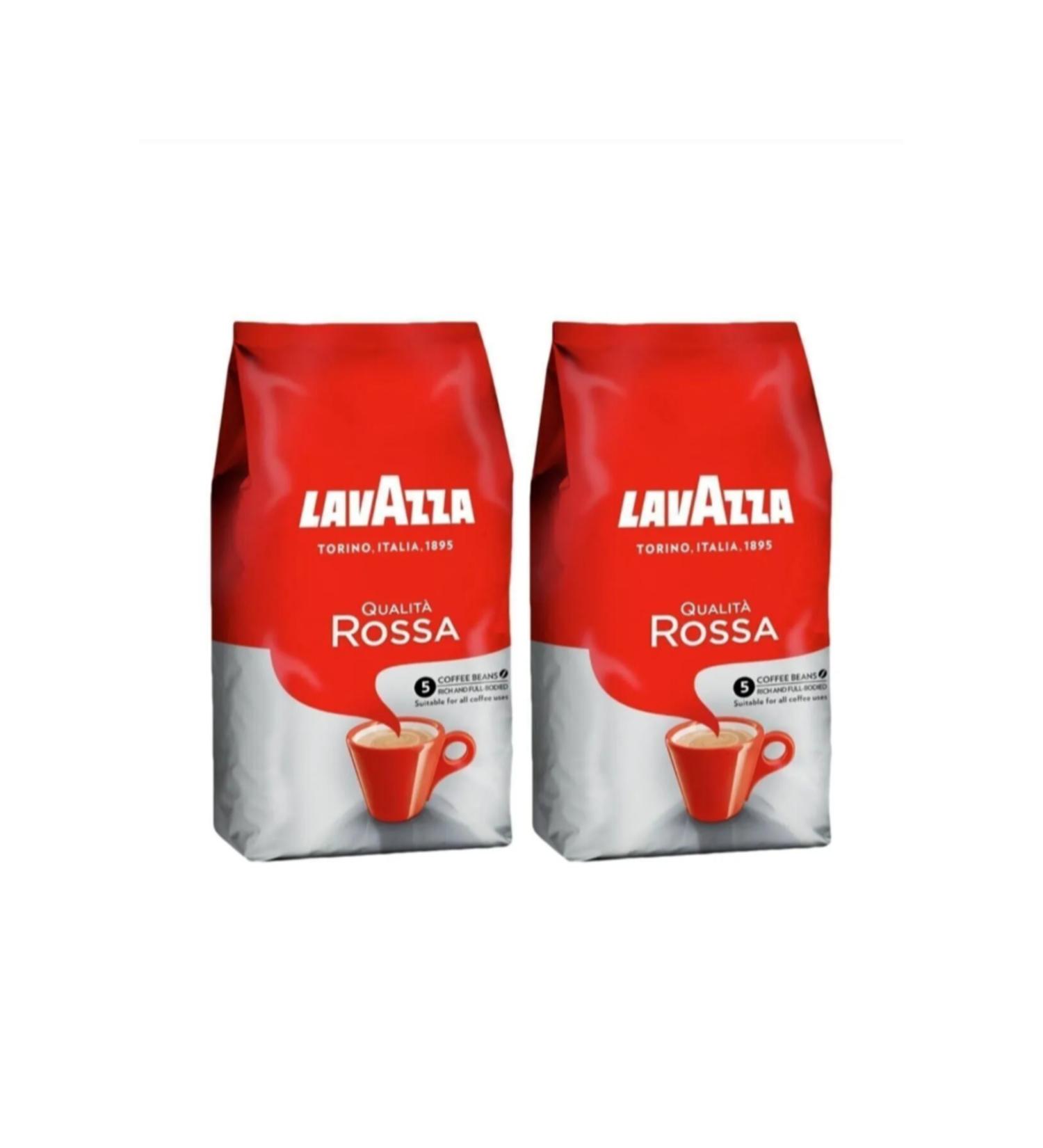 LavAzza Qualita Rossa Coffee Beans 2 Pack